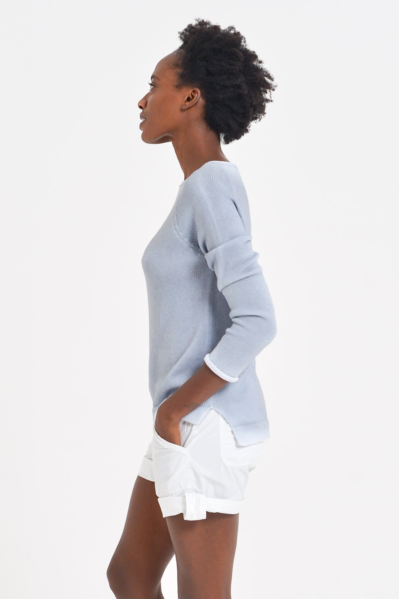 Sprayed Painted Nuvola Pullover - Marmo - Sweaters