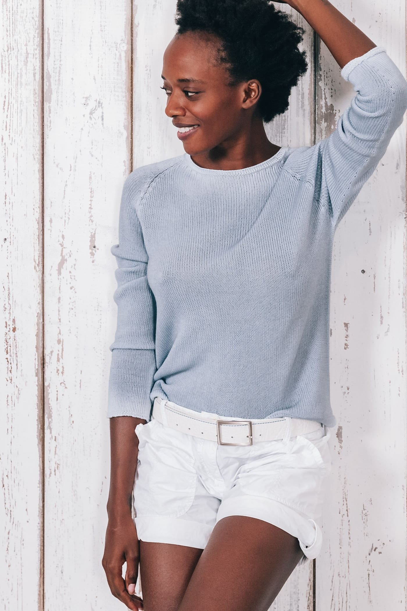 Sprayed Painted Nuvola Pullover - Marmo - Sweaters