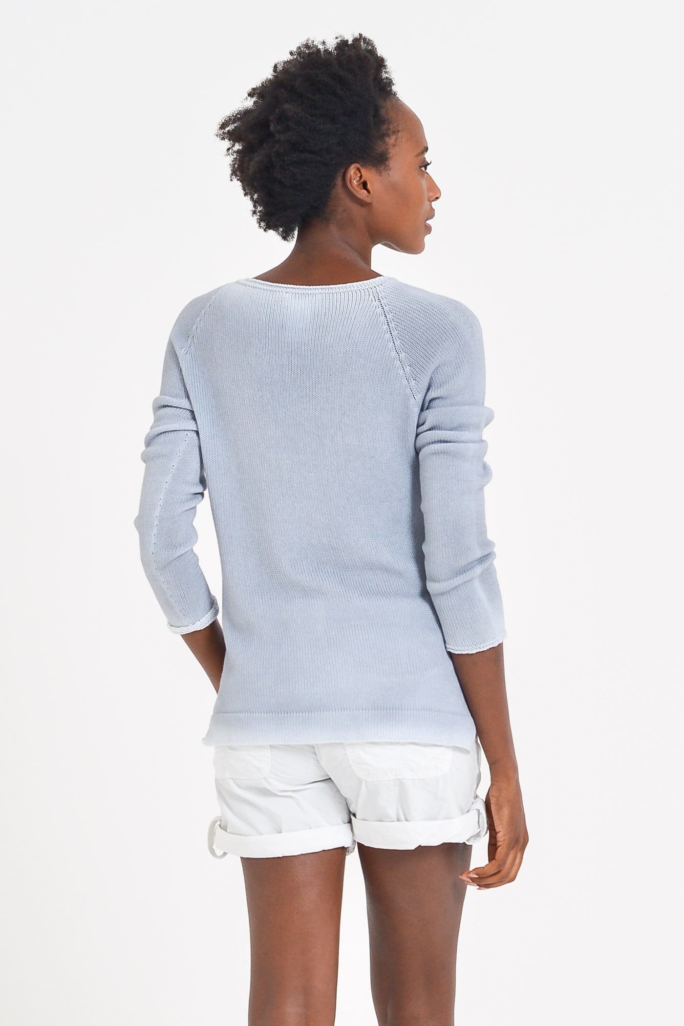 Sprayed Painted Nuvola Pullover - Marmo - Sweaters