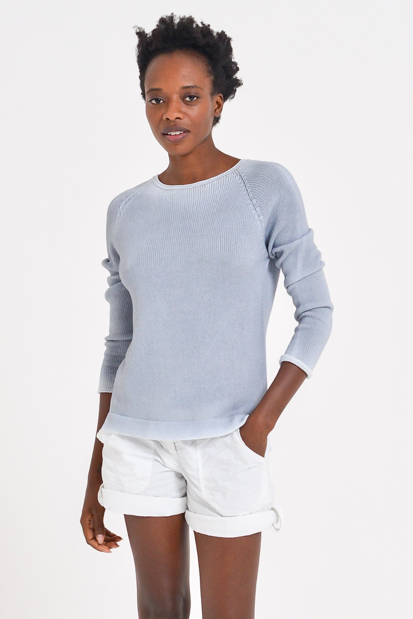 Sprayed Painted Nuvola Pullover - Marmo - Sweaters