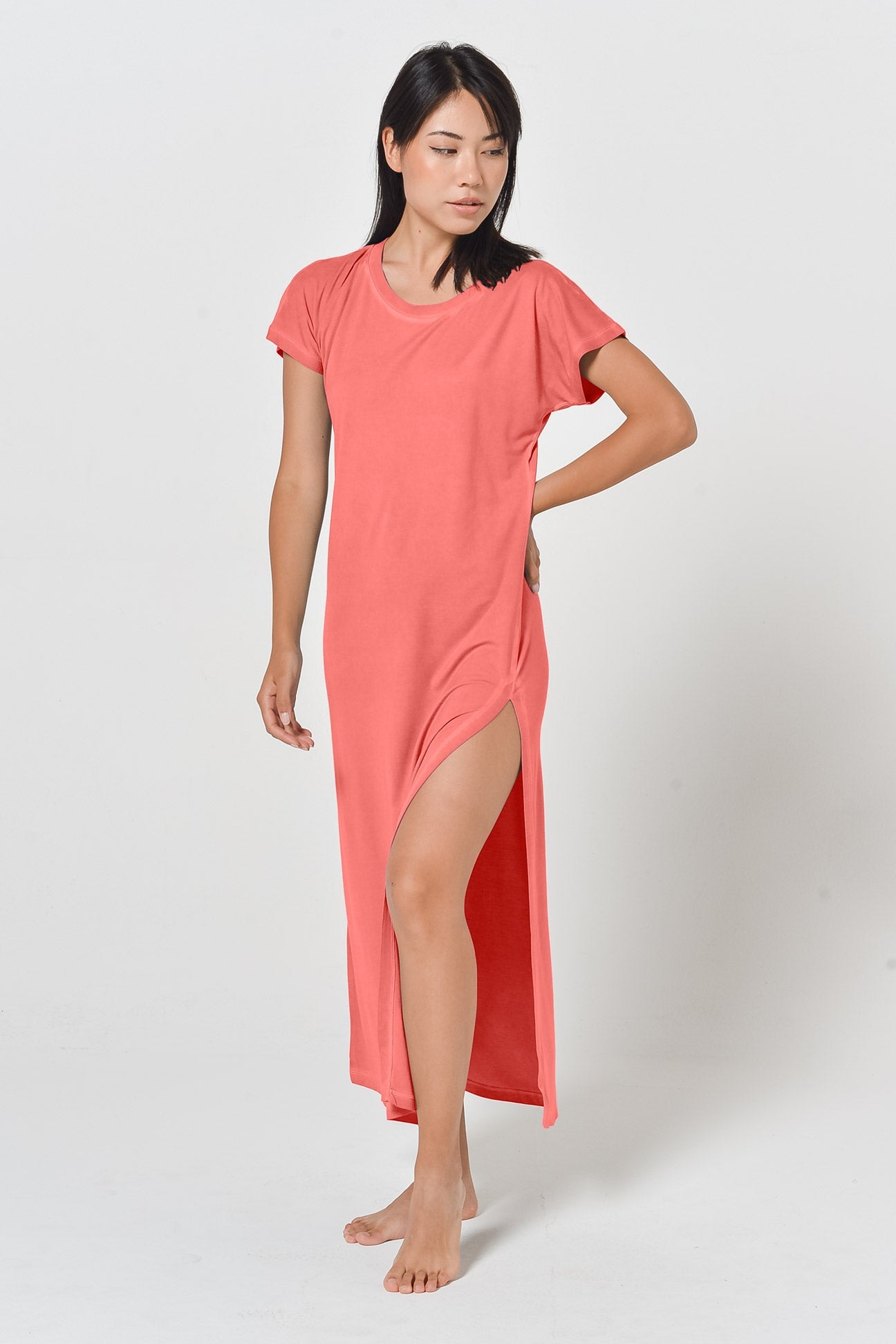 Tee Dress - Hibiscus - Dresses