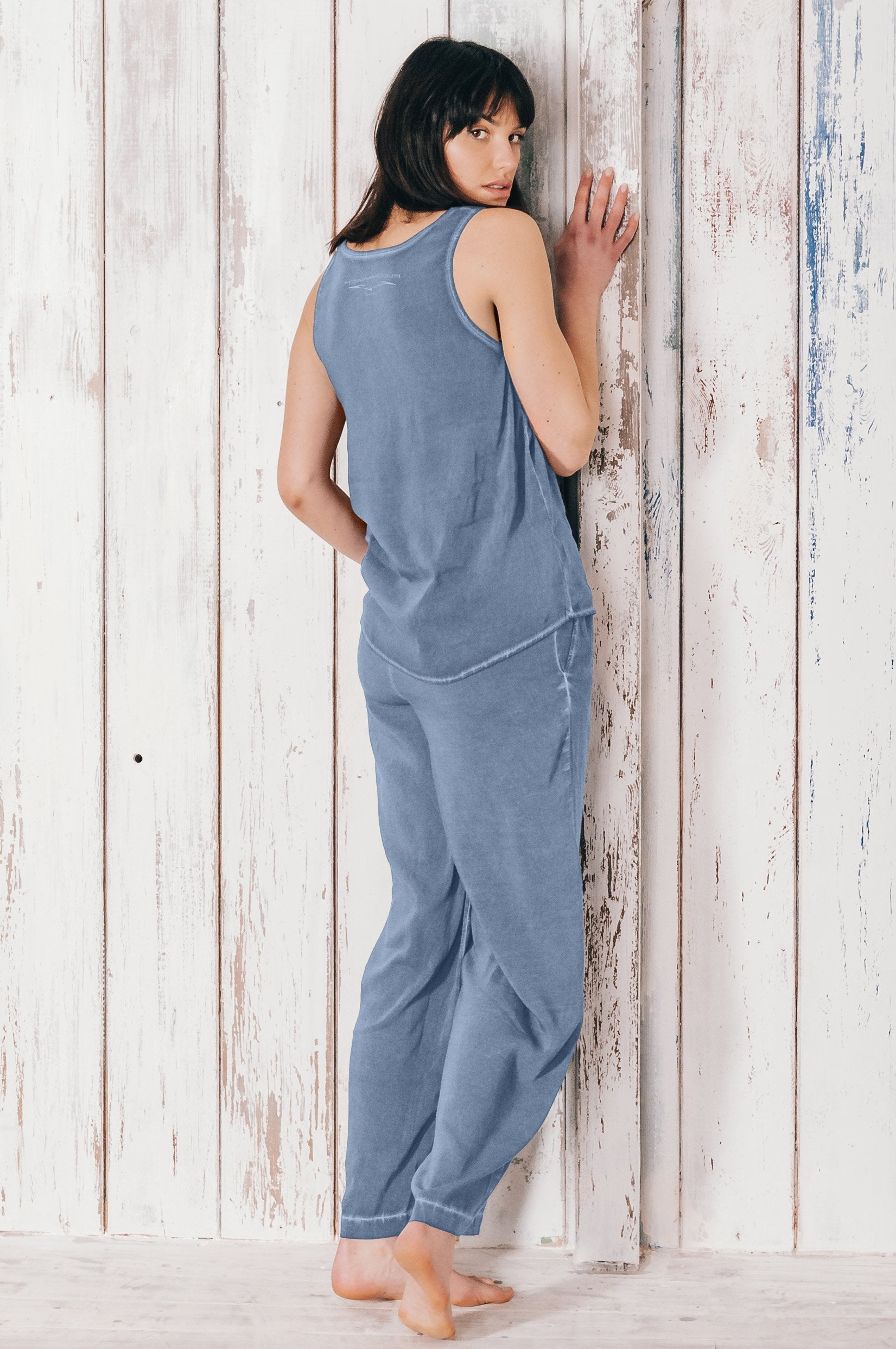 Viscose Billow Slacks - Jeans - Pants