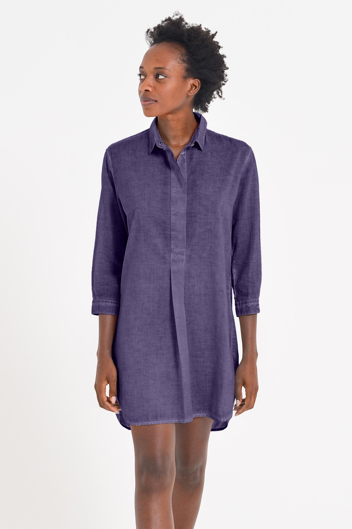 Voile Mini Shirtdress - More - Chemisier