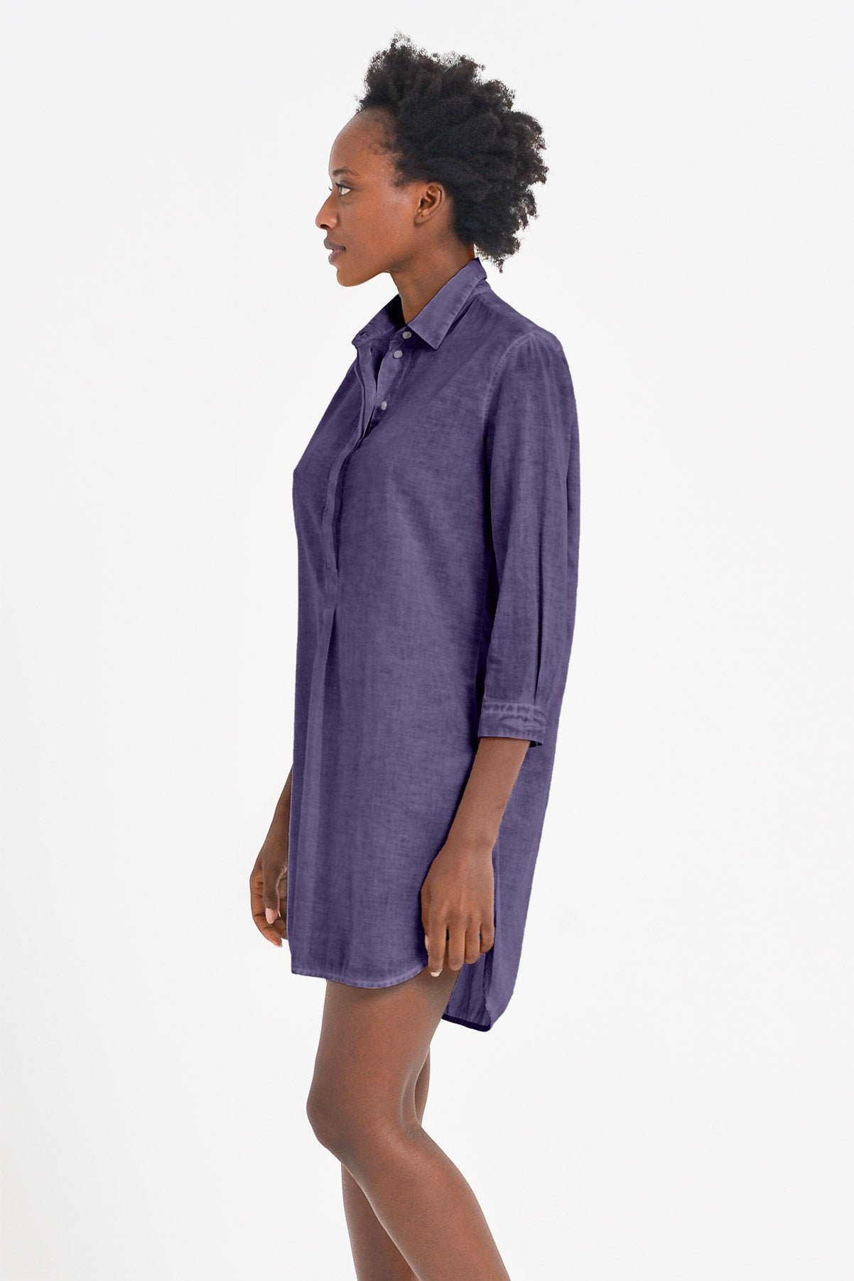 Voile Mini Shirtdress - More - Chemisier