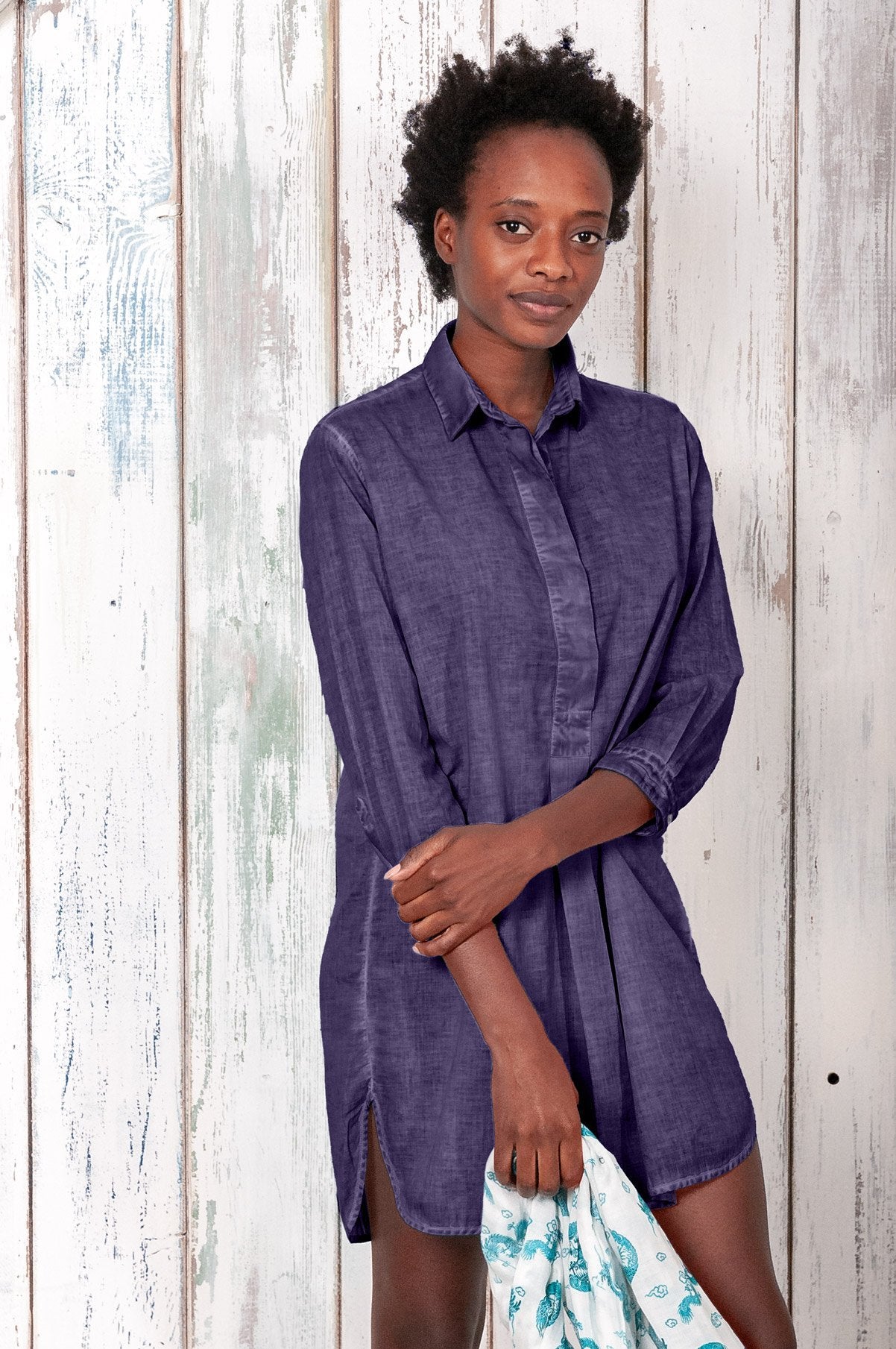 Voile Mini Shirtdress - More - Chemisier