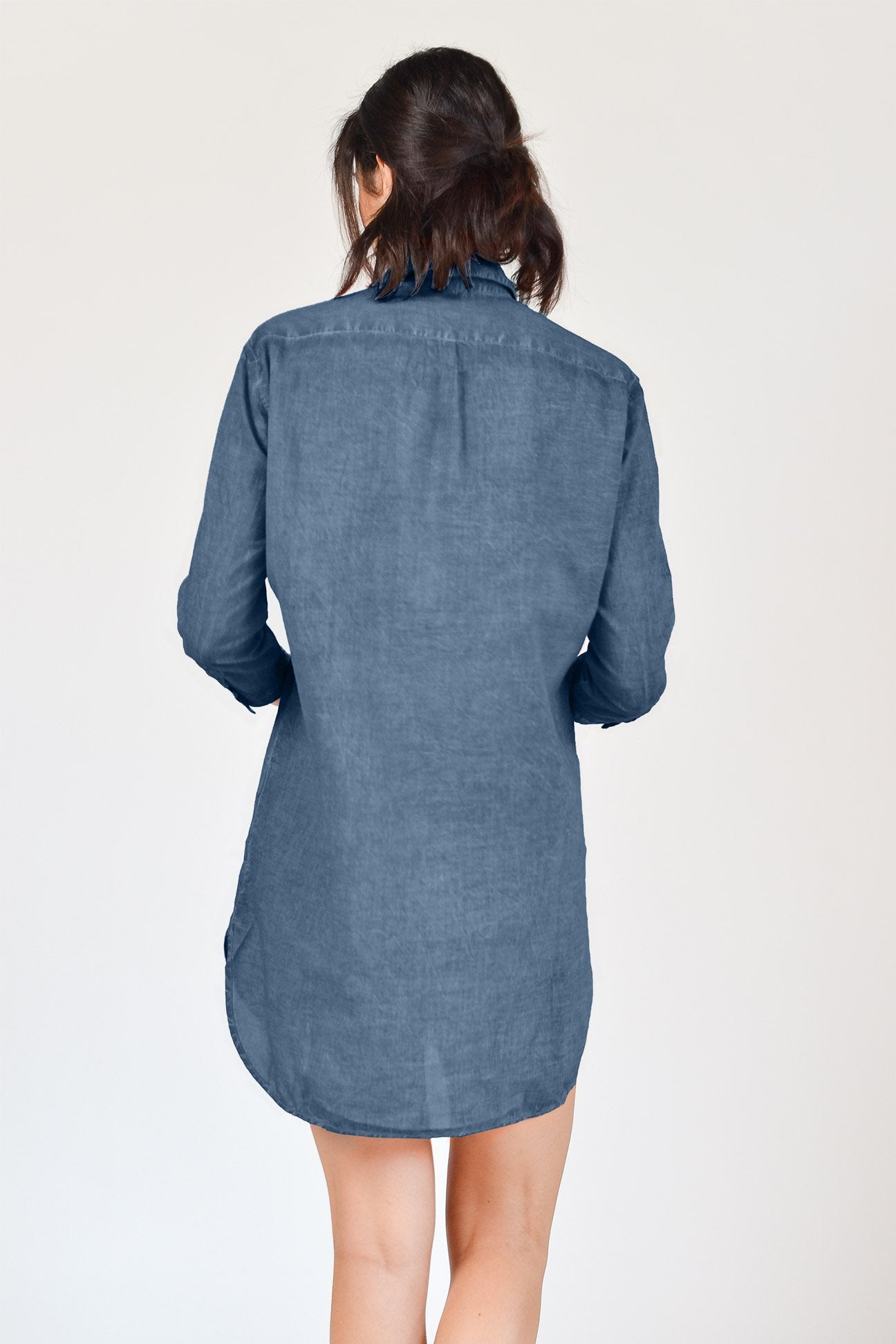 Voile Mini Shirtdress - Jeans - Chemisier