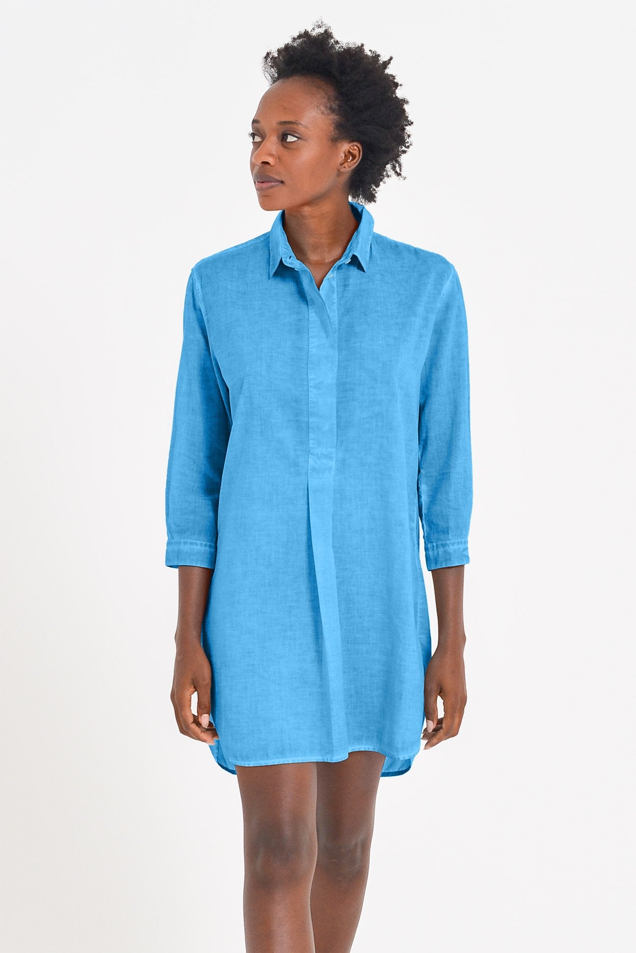 Voile Mini Shirtdress - Lavezzi - Chemisier