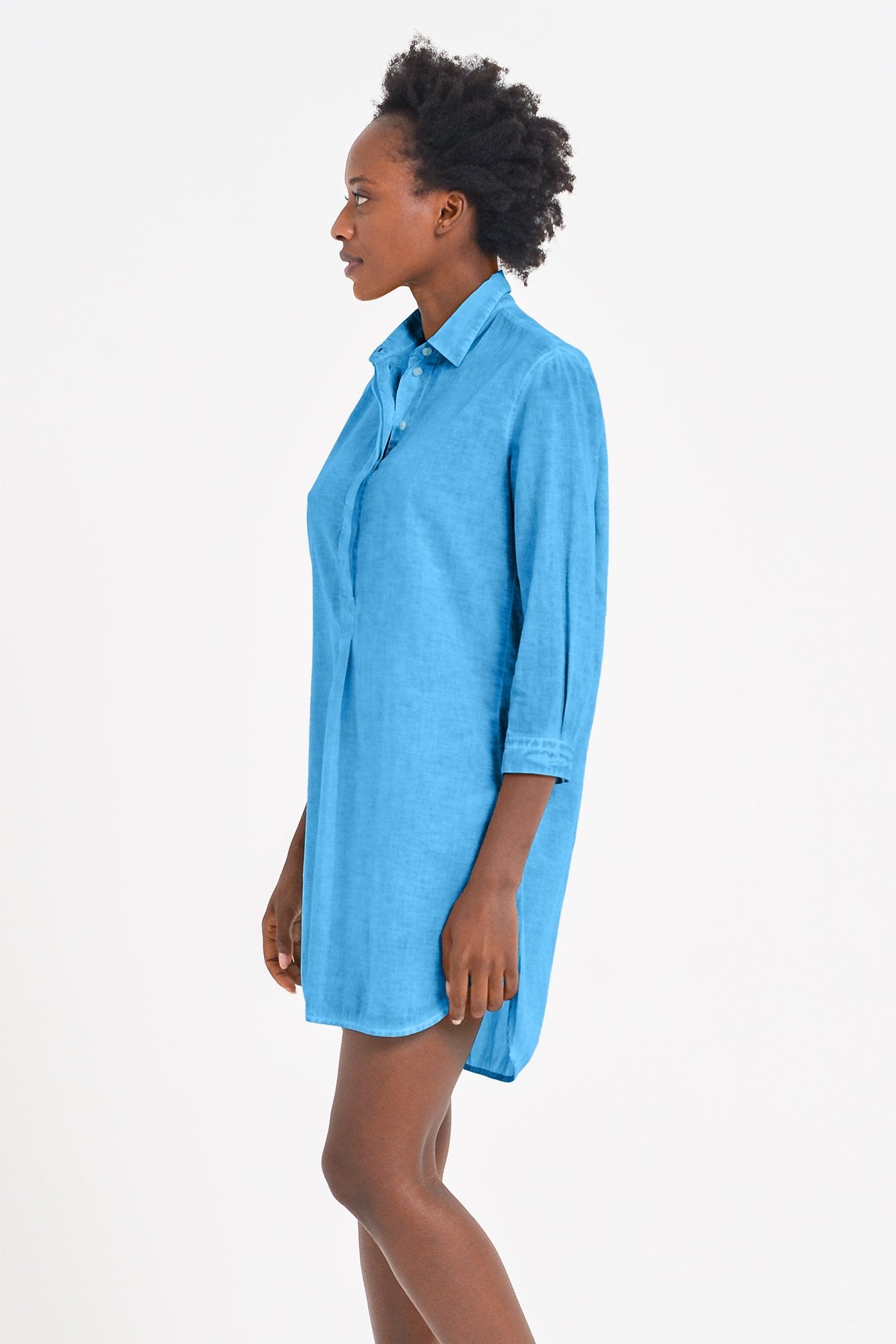 Voile Mini Shirtdress - Lavezzi - Chemisier