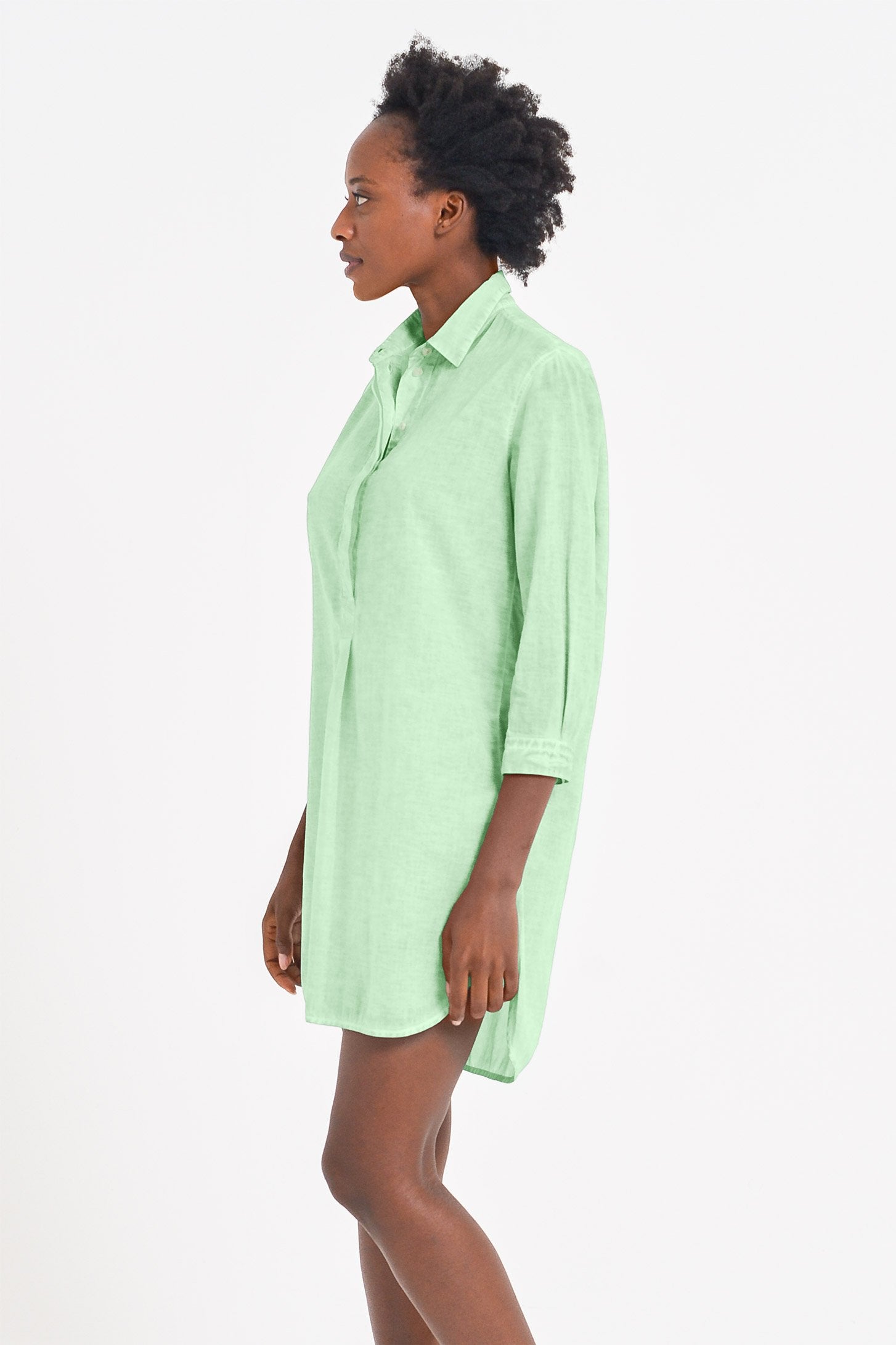Voile Mini Shirtdress - Ninfea - Chemisier
