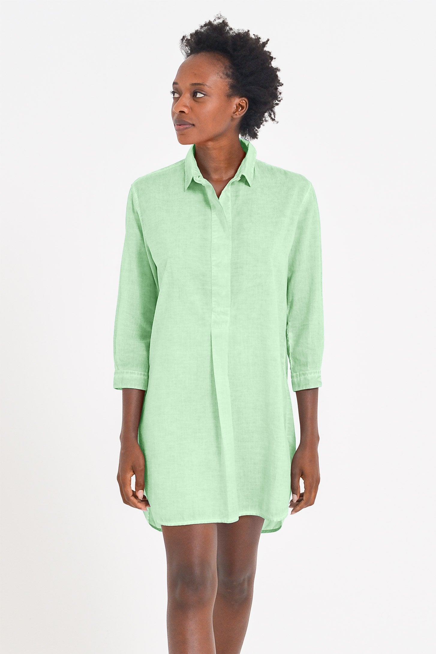 Voile Mini Shirtdress - Ninfea - Chemisier