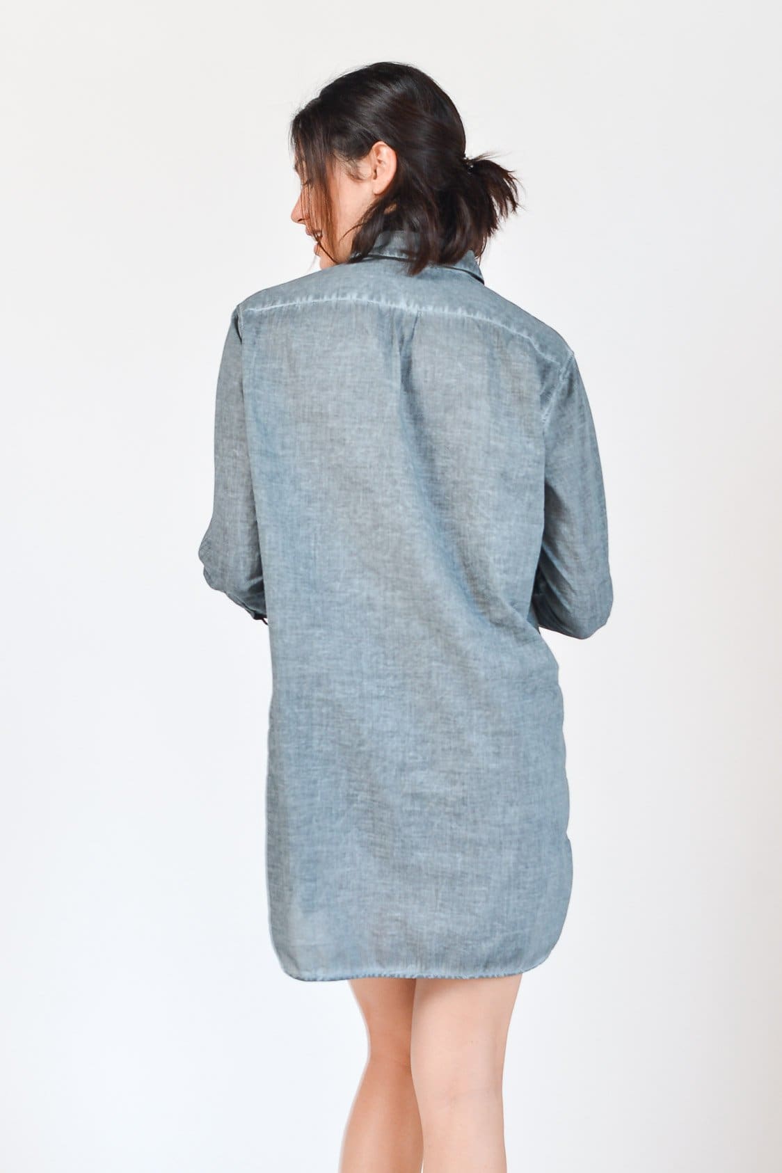 Voile Mini Shirtdress - Pietra - Chemisier