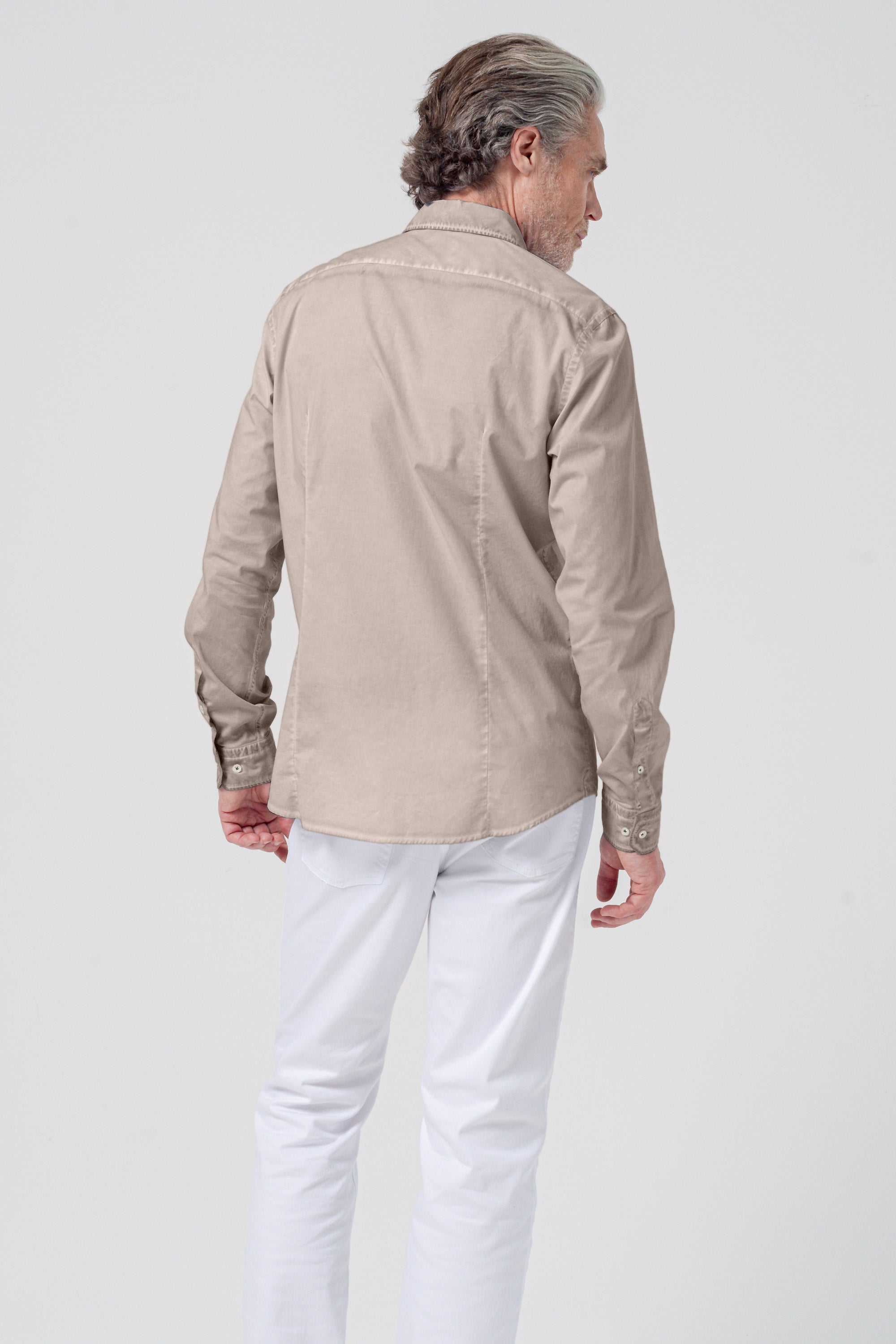 Camicia Popeline Collo Francese - Corda