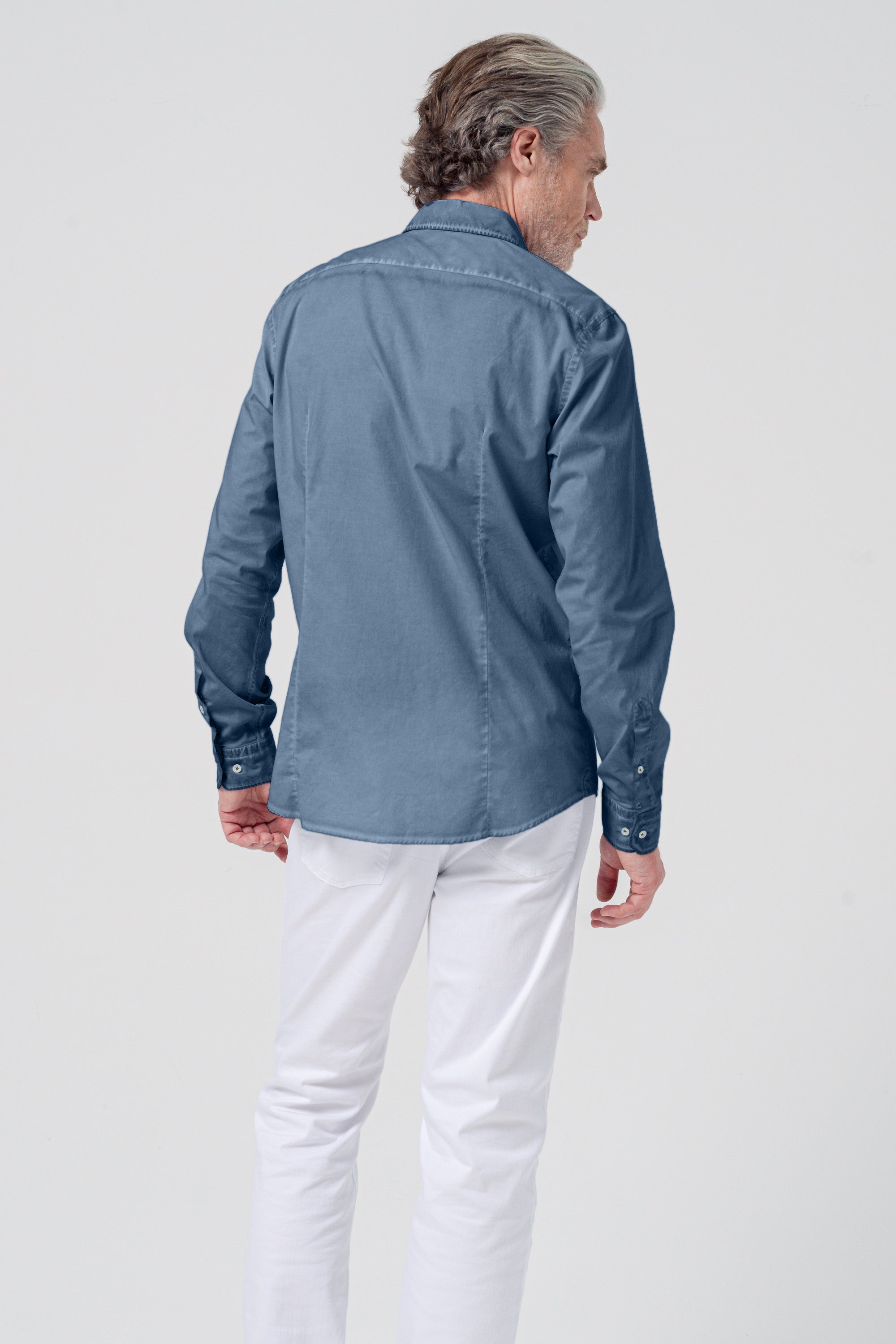 Slim Fit Poplin Shirt - Jeans