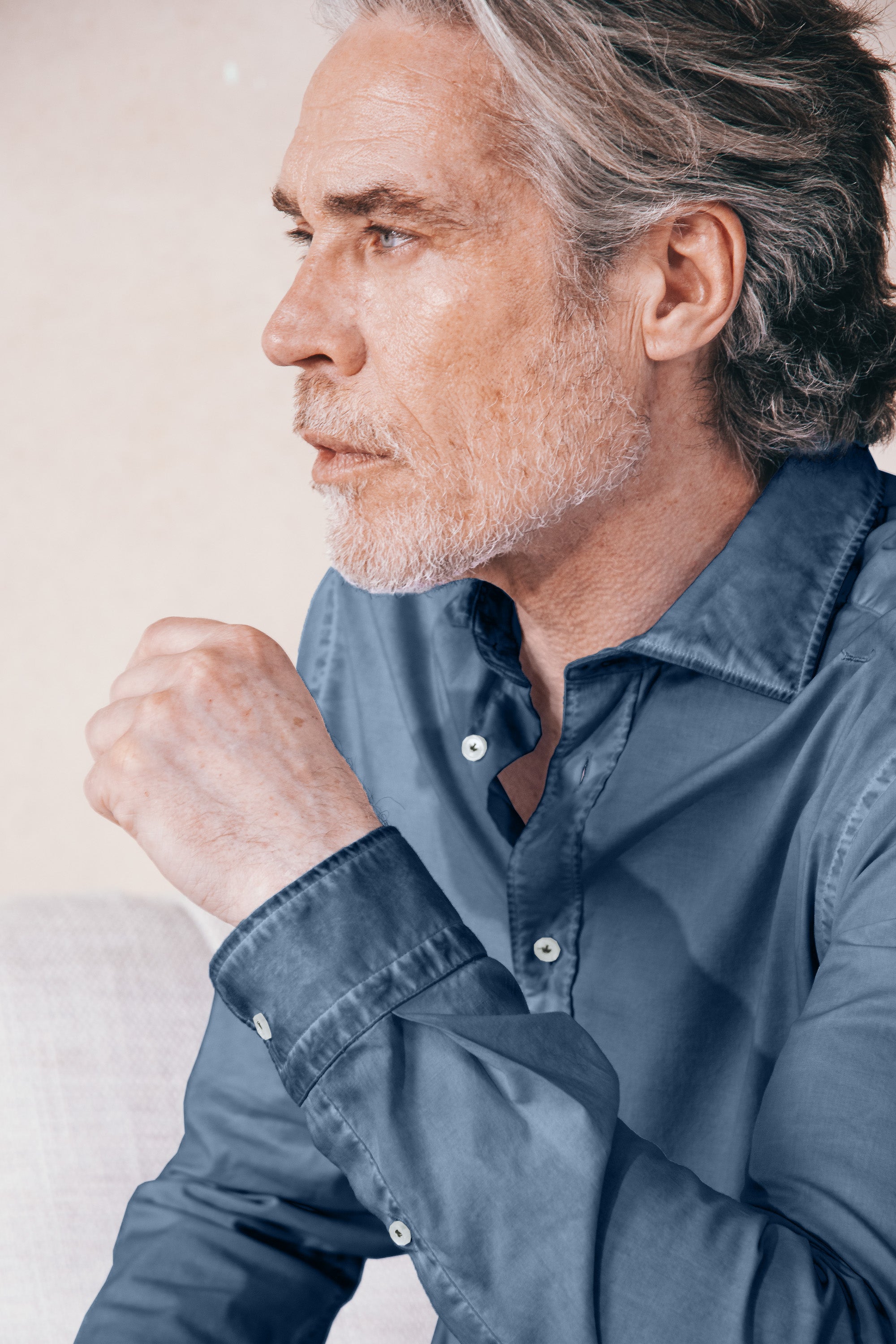 Slim Fit Poplin Shirt - Jeans