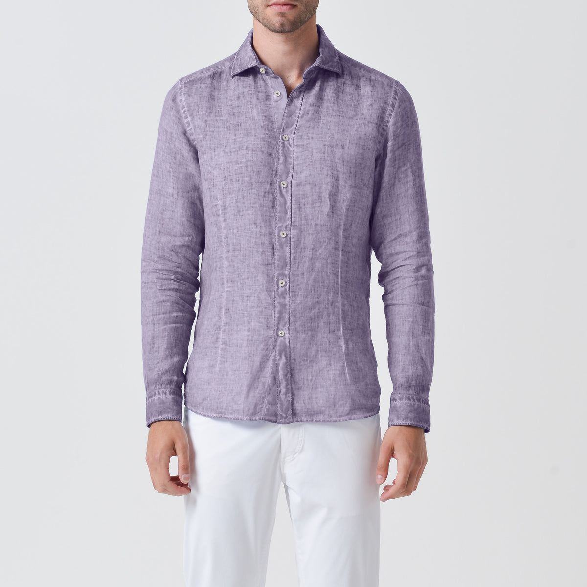 mauve color dress shirt Joseph Abboud Modern Fit Solid Dress Shirt, Lavender - Purple