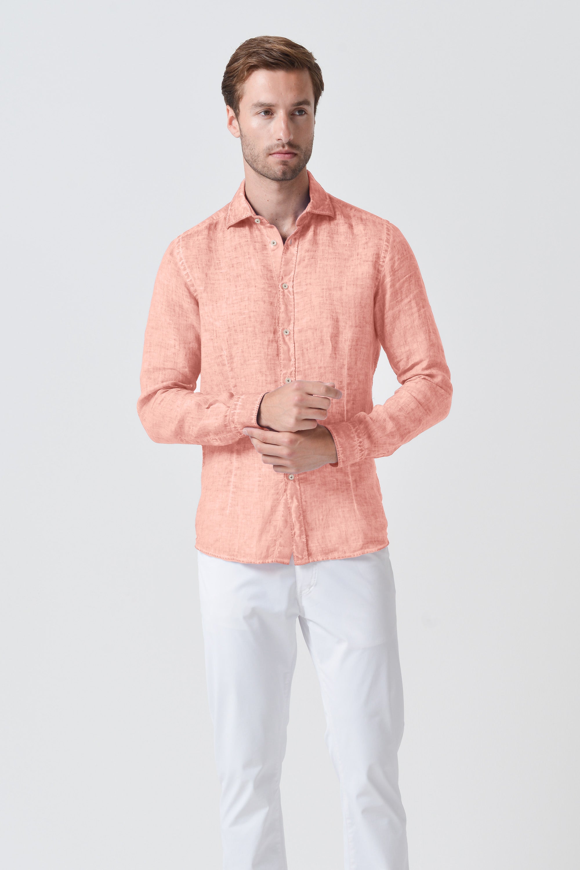 Slim Fit Linen Shirt - Barbuda