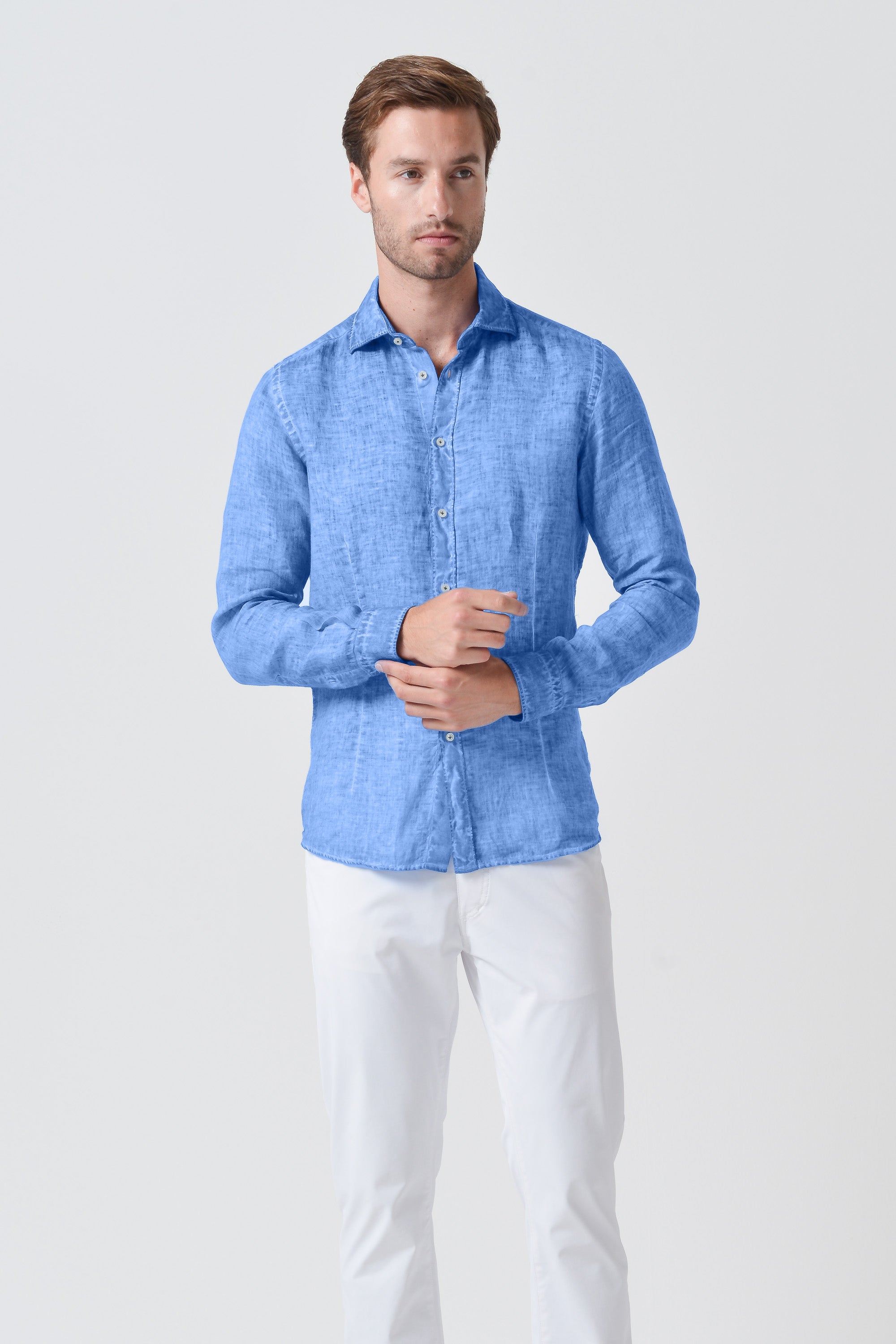 Camicia French Lino - Santorini