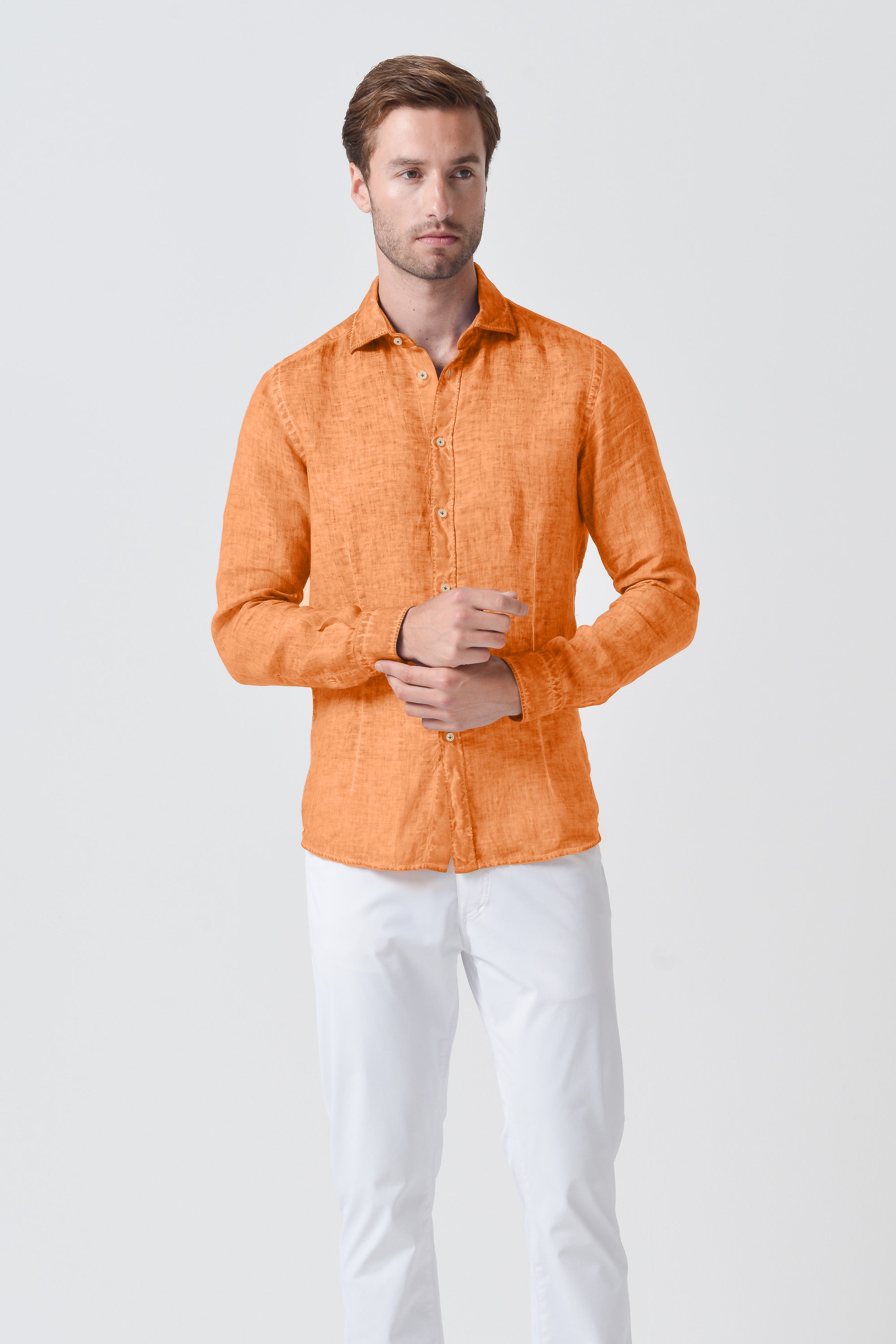 Slim Fit Linen Shirt - Sundance
