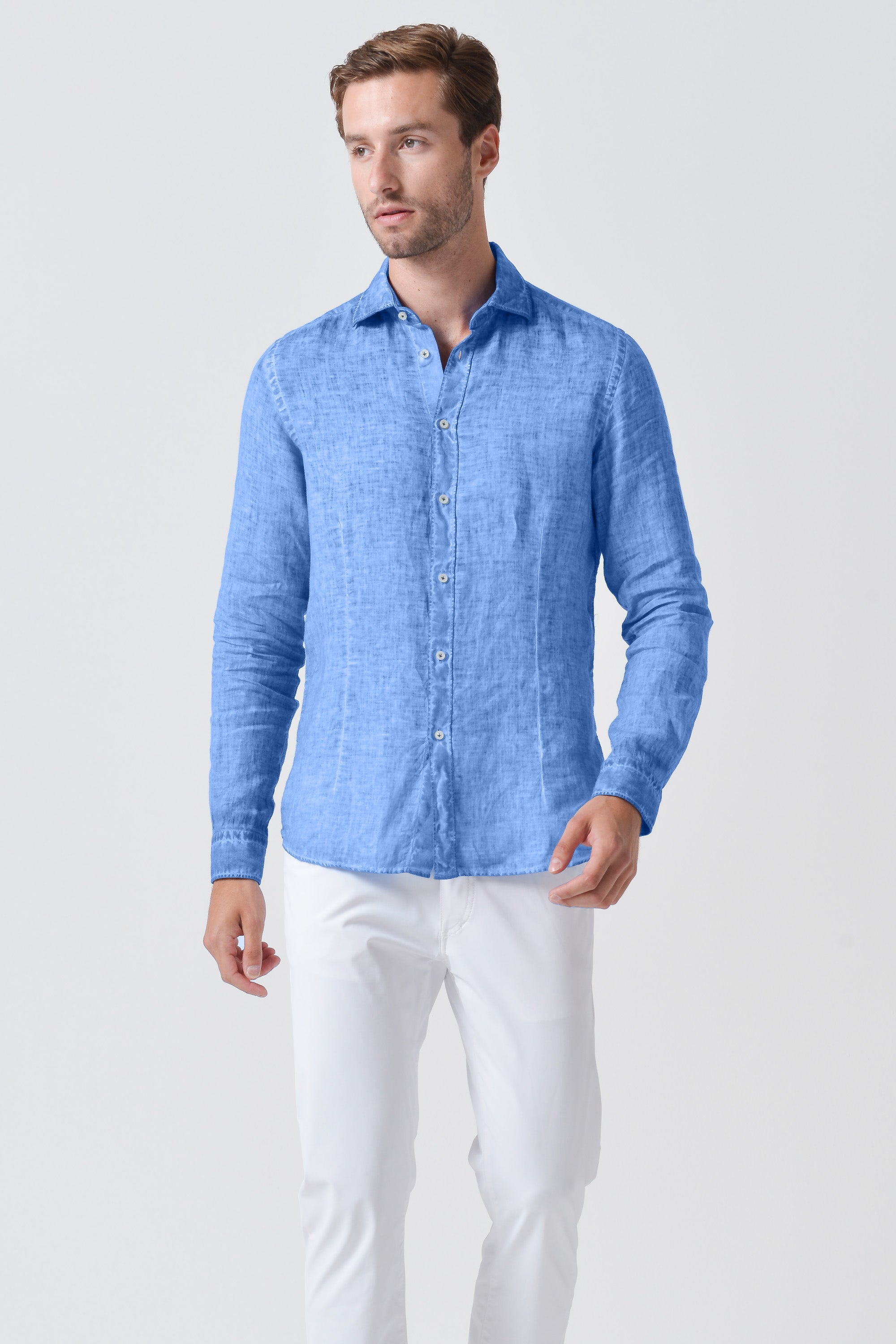 Camicia French Lino - Santorini