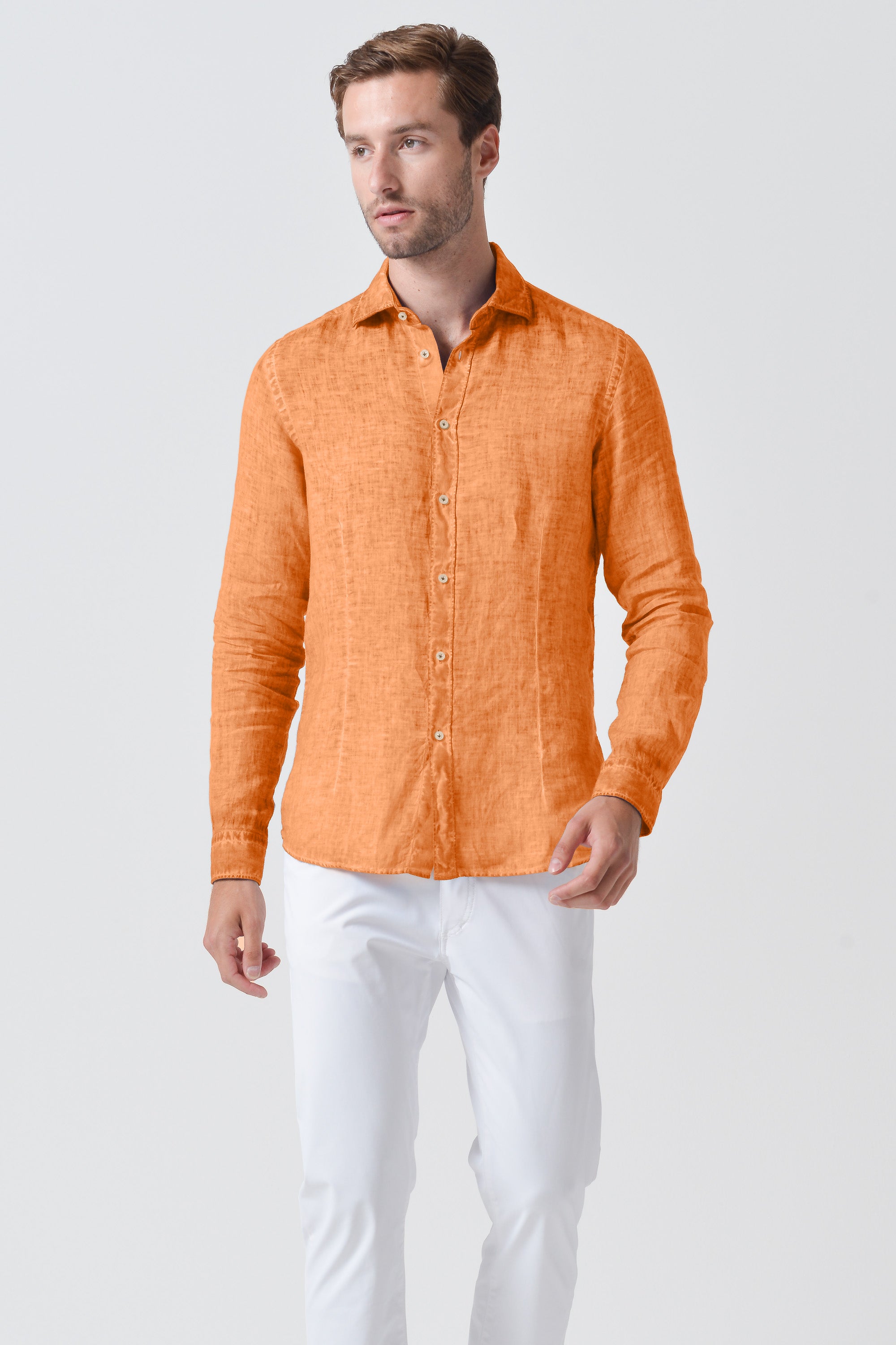 Slim Fit Linen Shirt - Sundance