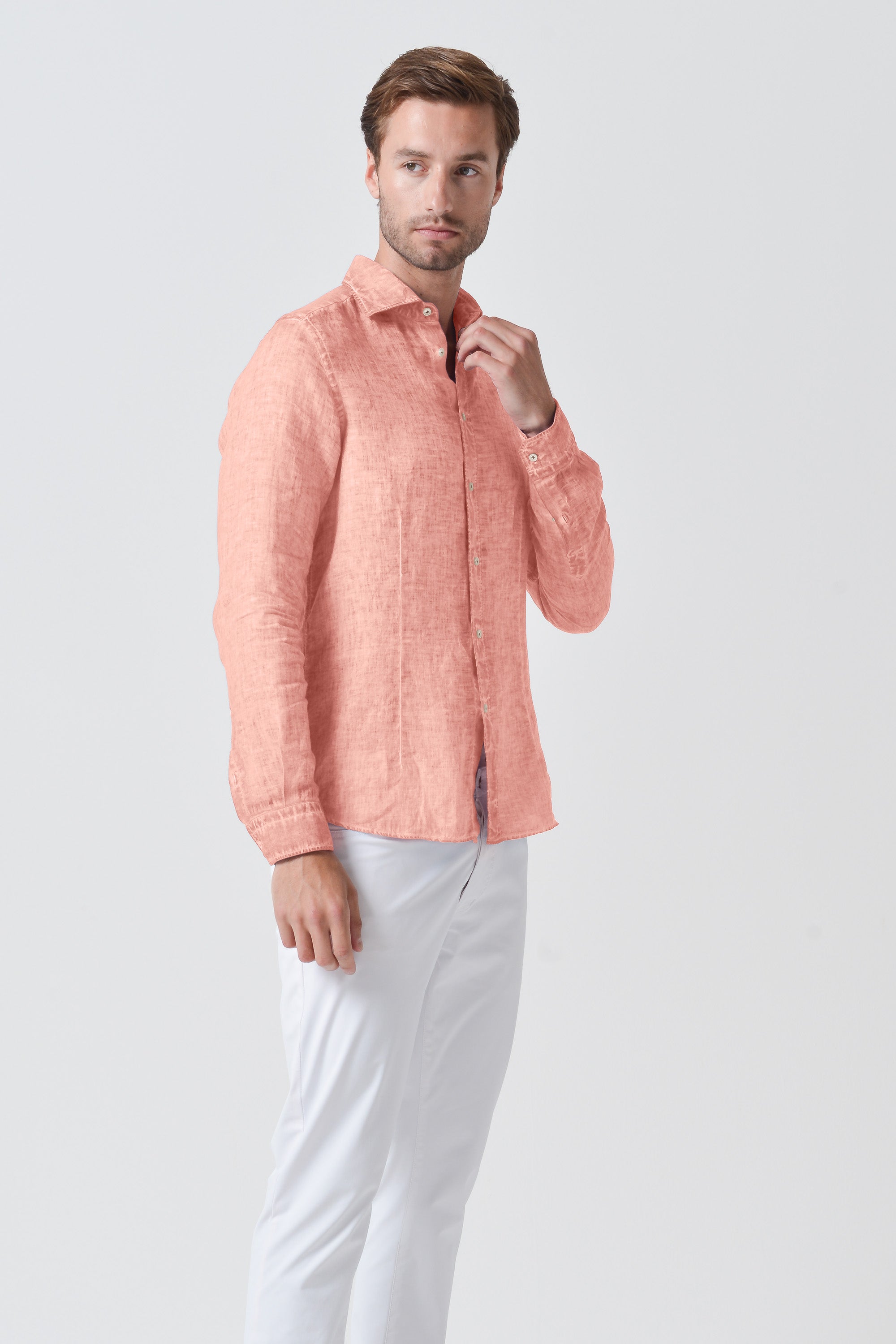 Slim Fit Linen Shirt - Barbuda