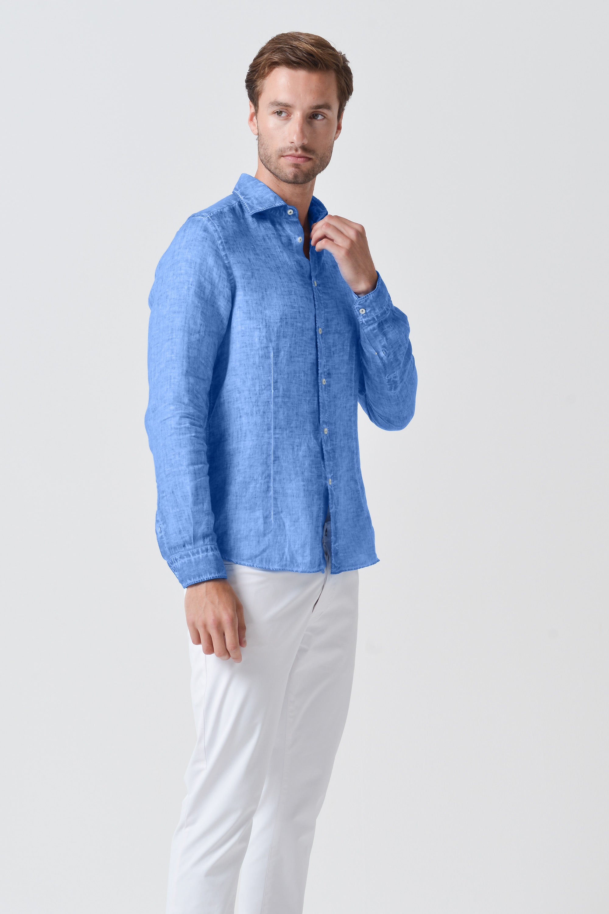 Camicia French Lino - Santorini