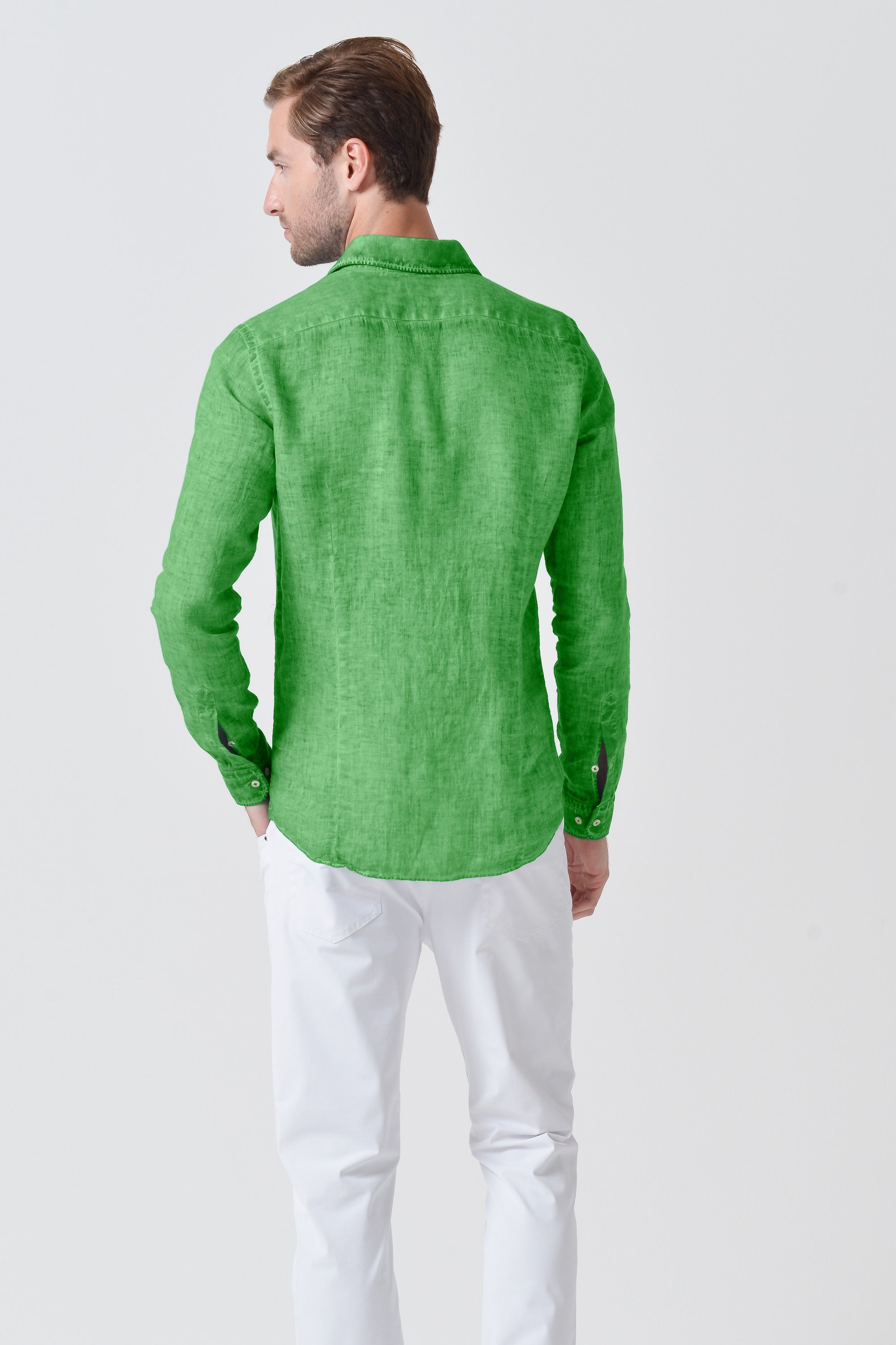 Slim Fit Linen Shirt - Martinica
