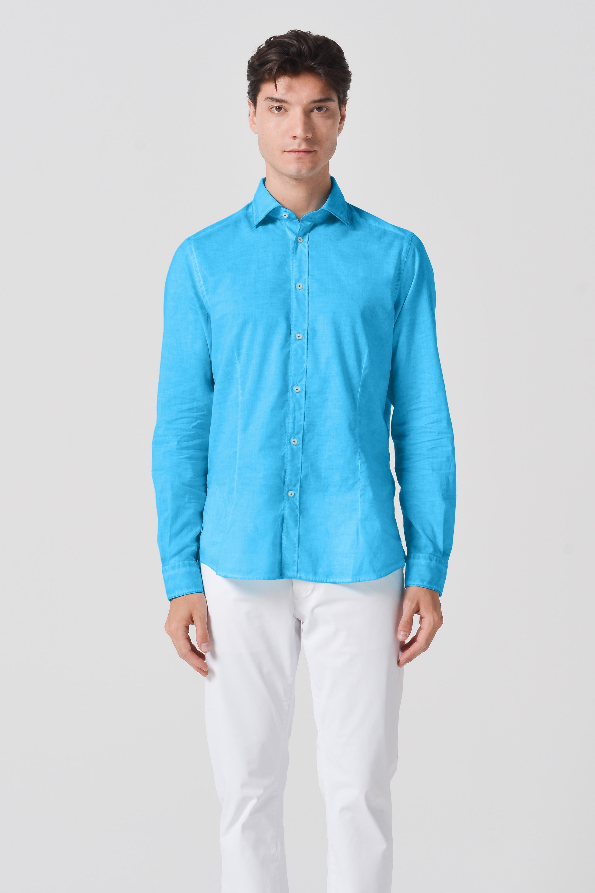Slim Fit Voile Shirt - Mare