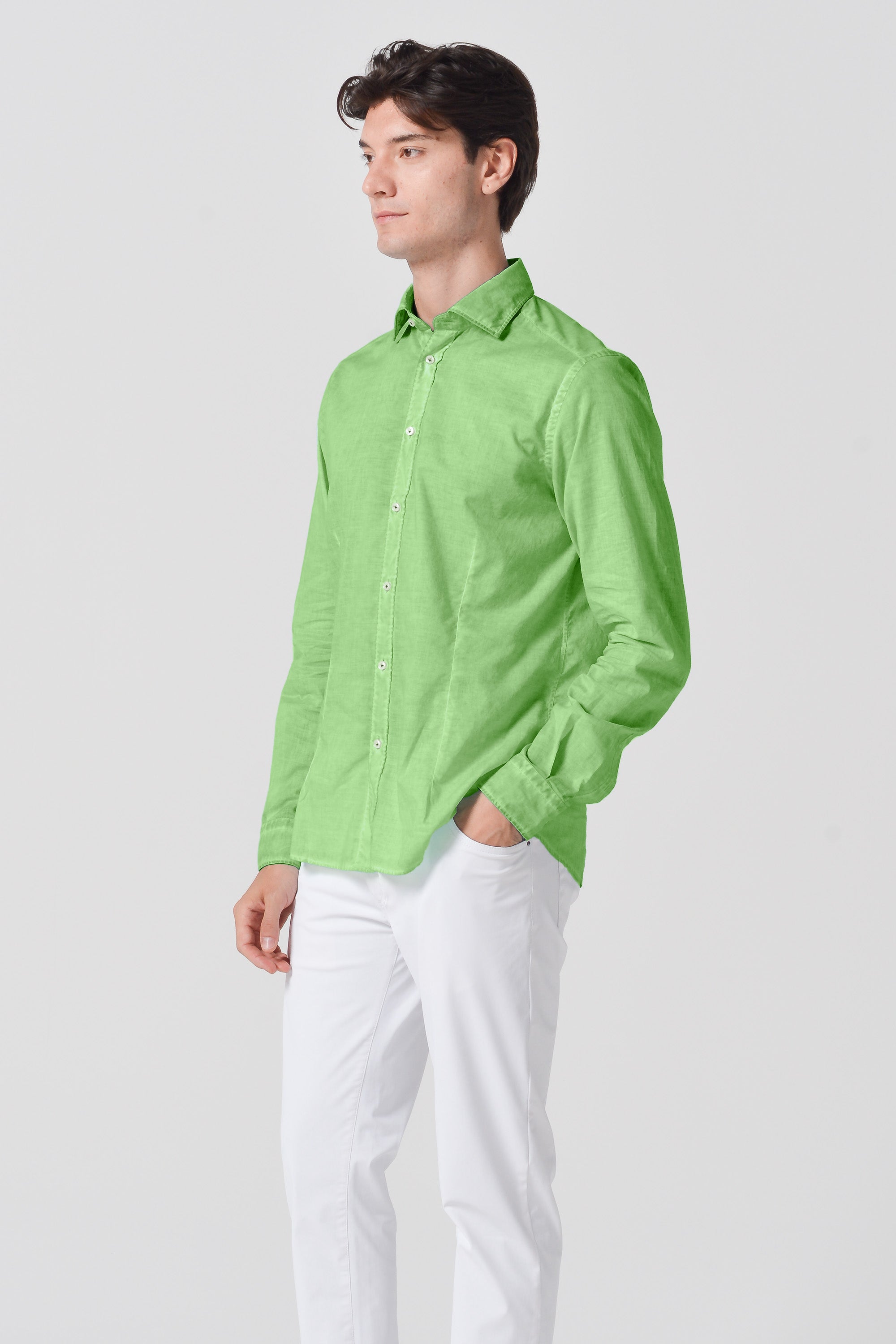 Slim Fit Voile Shirt - Edera
