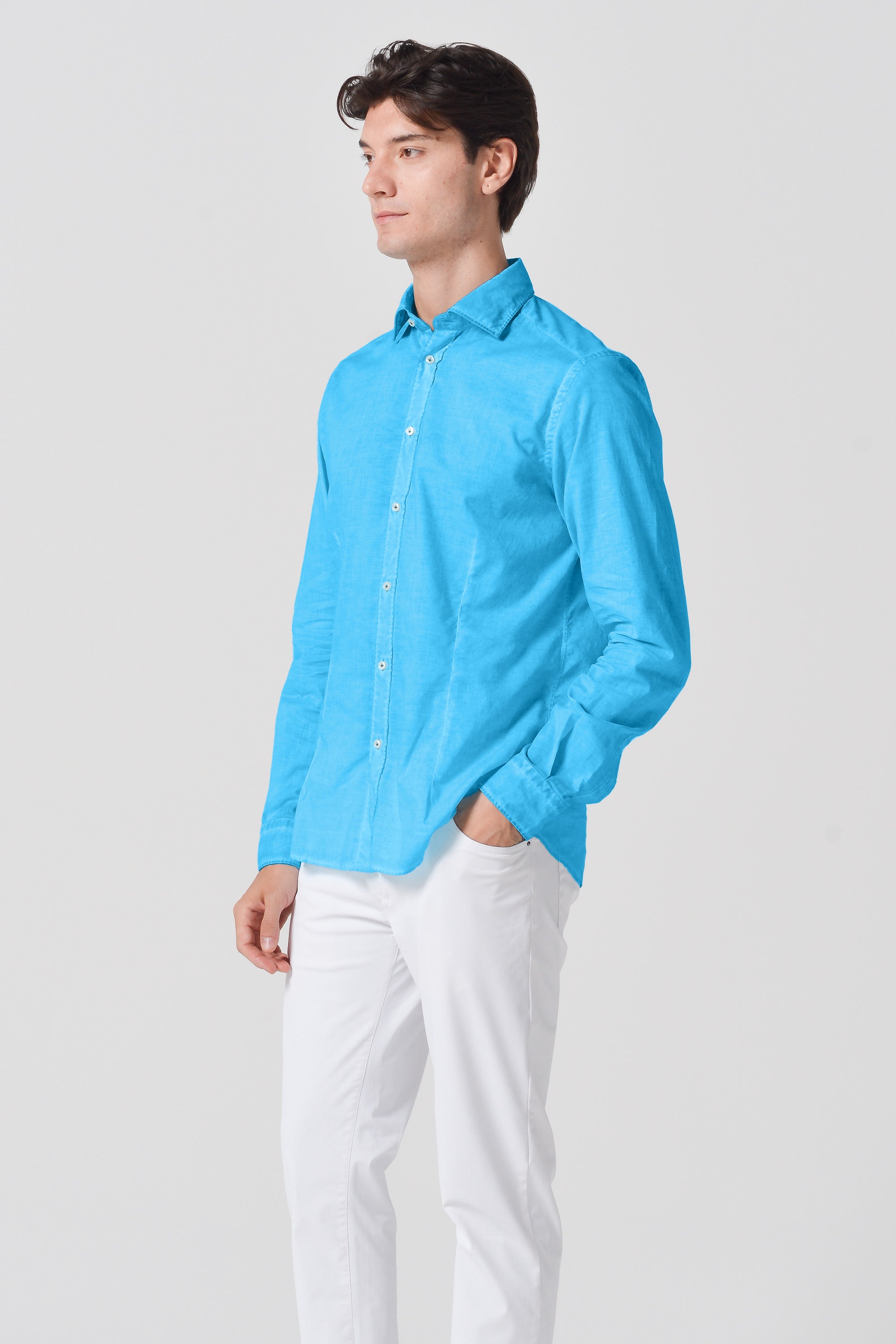 Slim Fit Voile Shirt - Mare