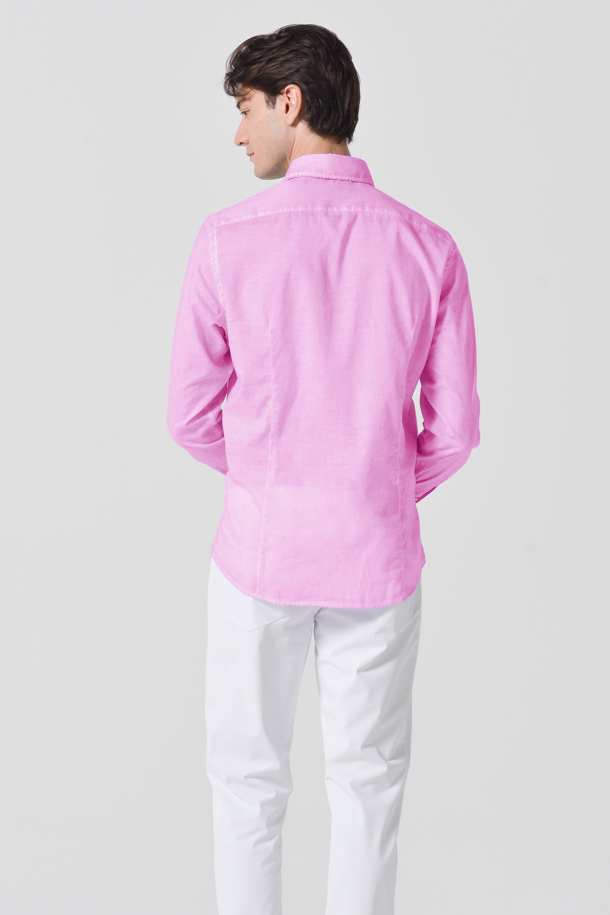 Slim Fit Voile Shirt - Candy