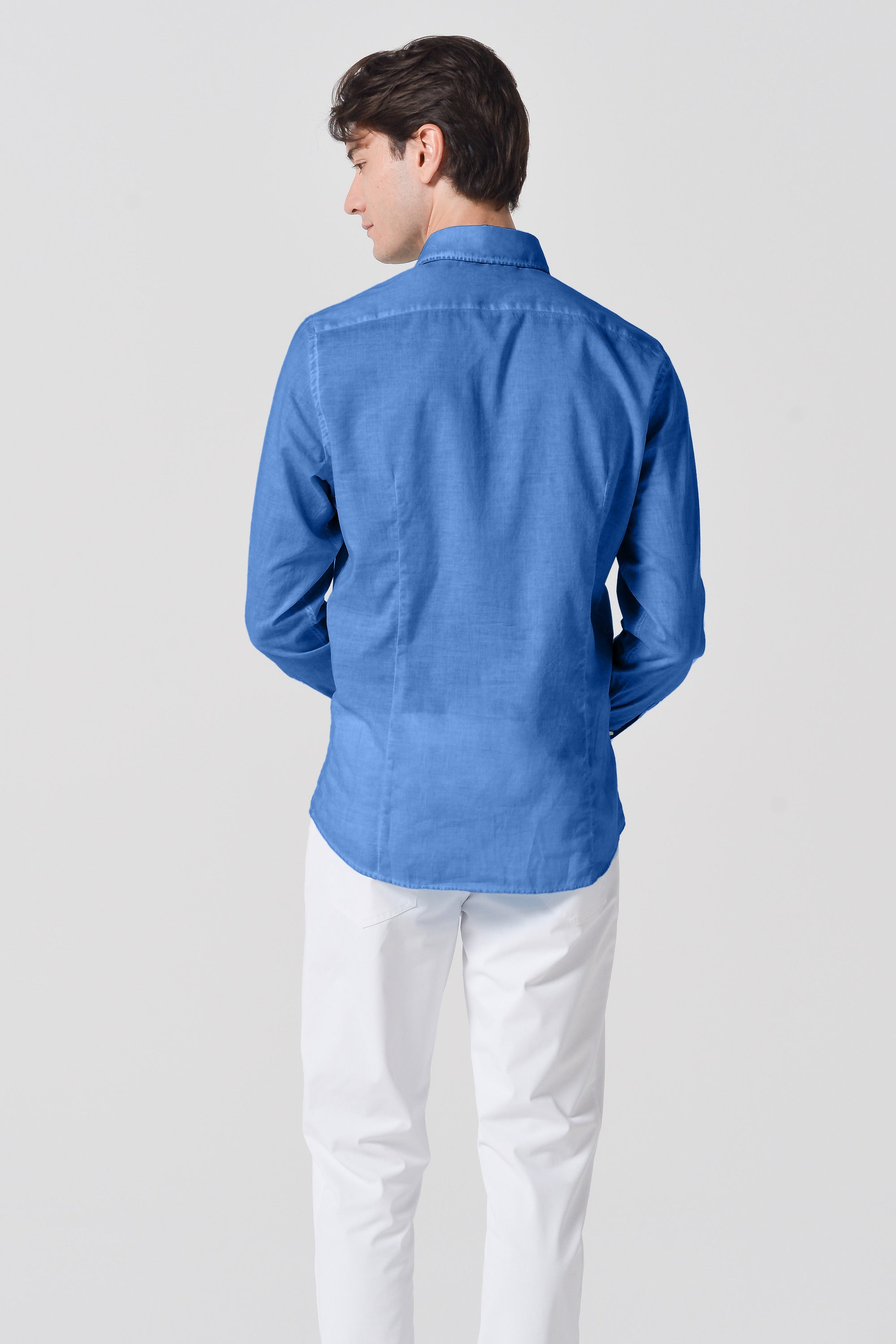Slim Fit Voile Shirt - Oceano