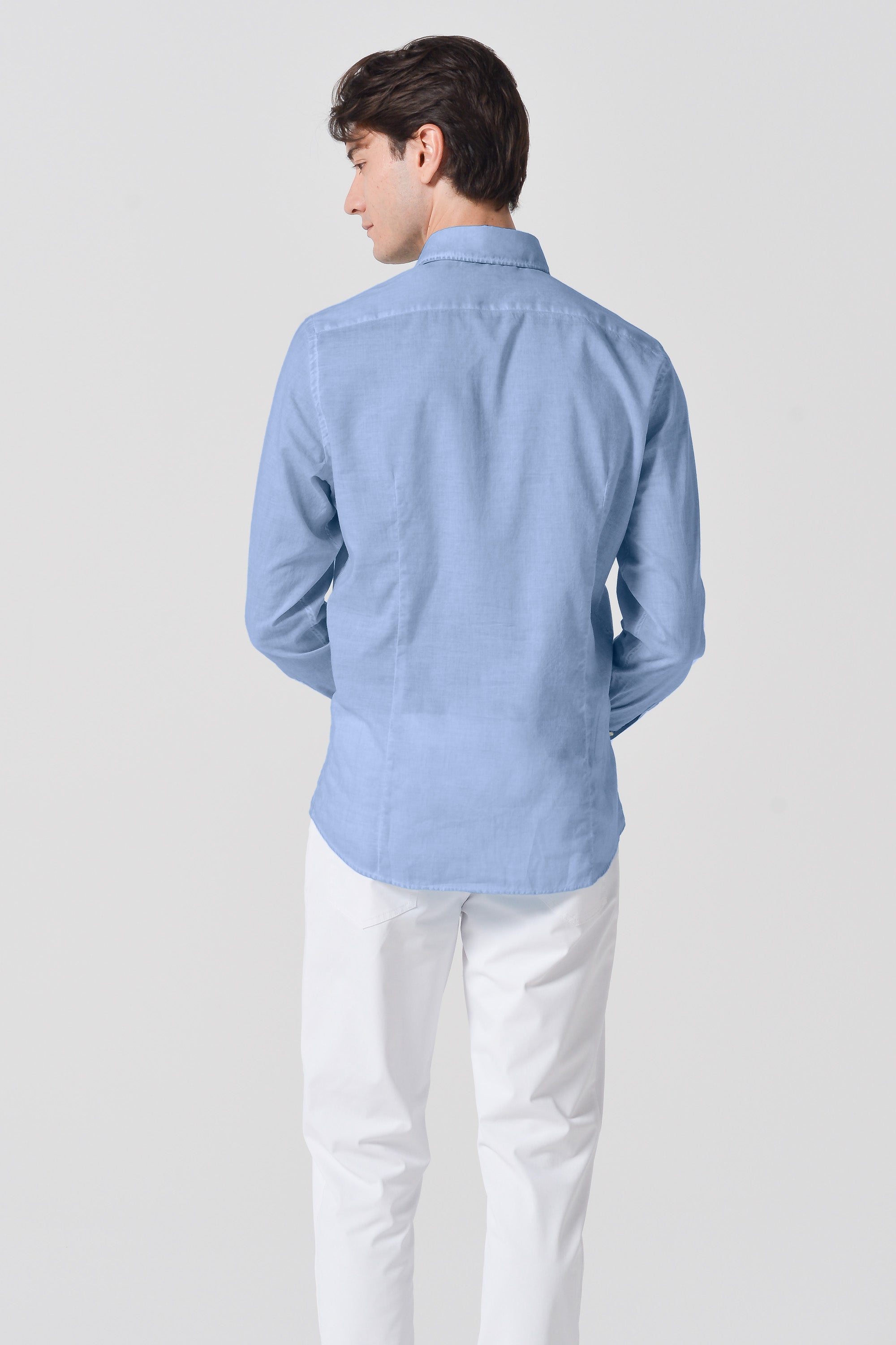 Slim Fit Voile Shirt - Polar