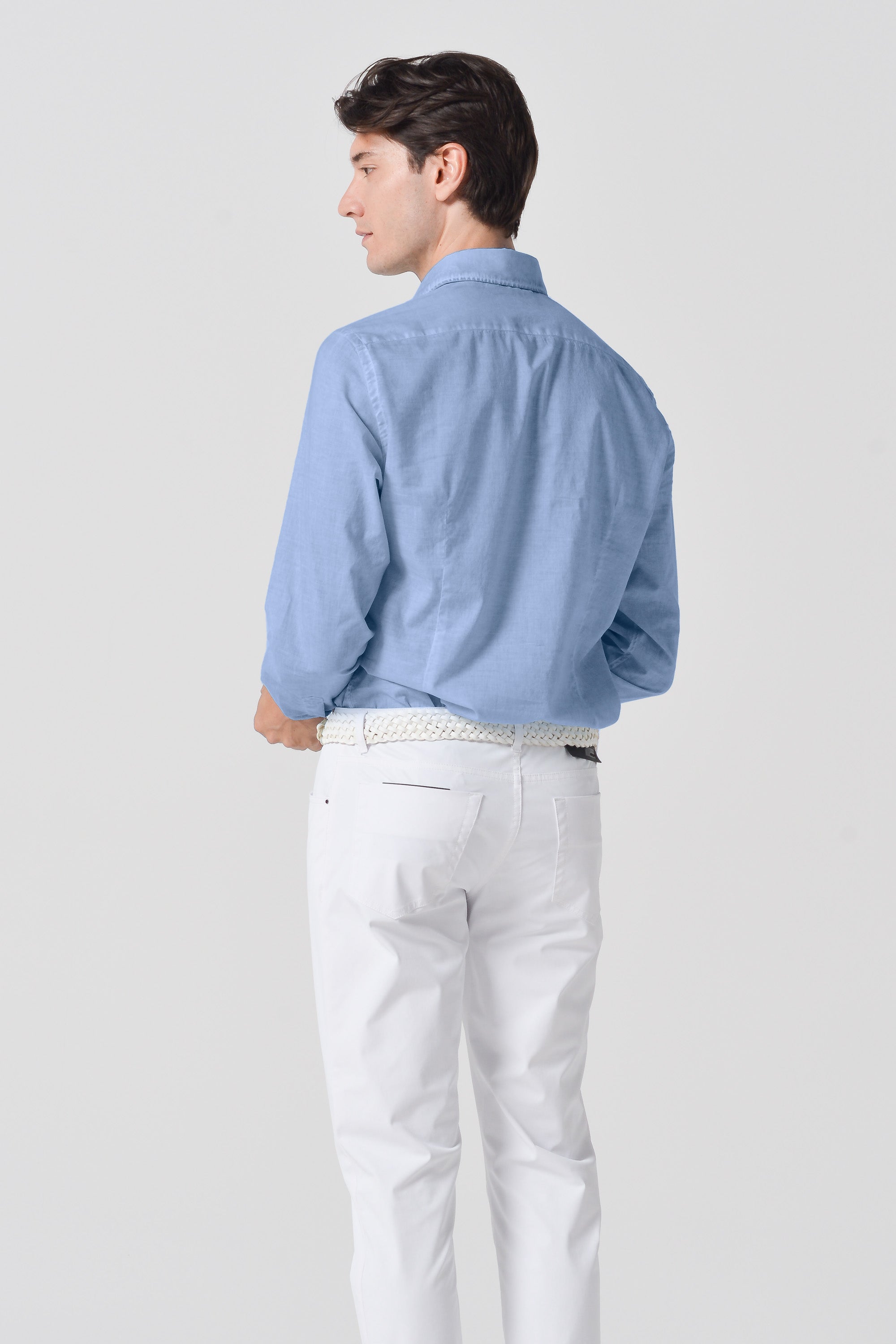 Slim Fit Voile Shirt - Polar