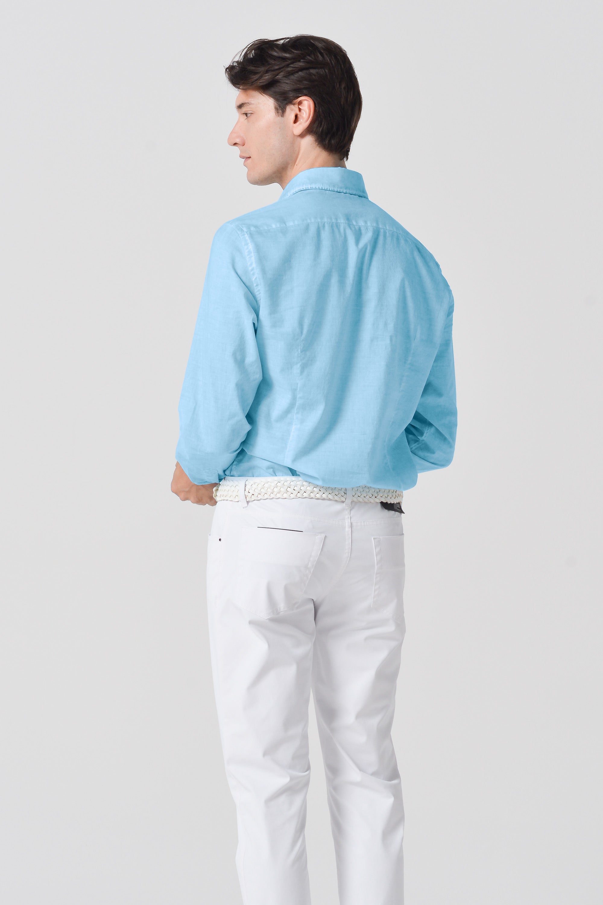 Slim Fit Voile Shirt - Viking