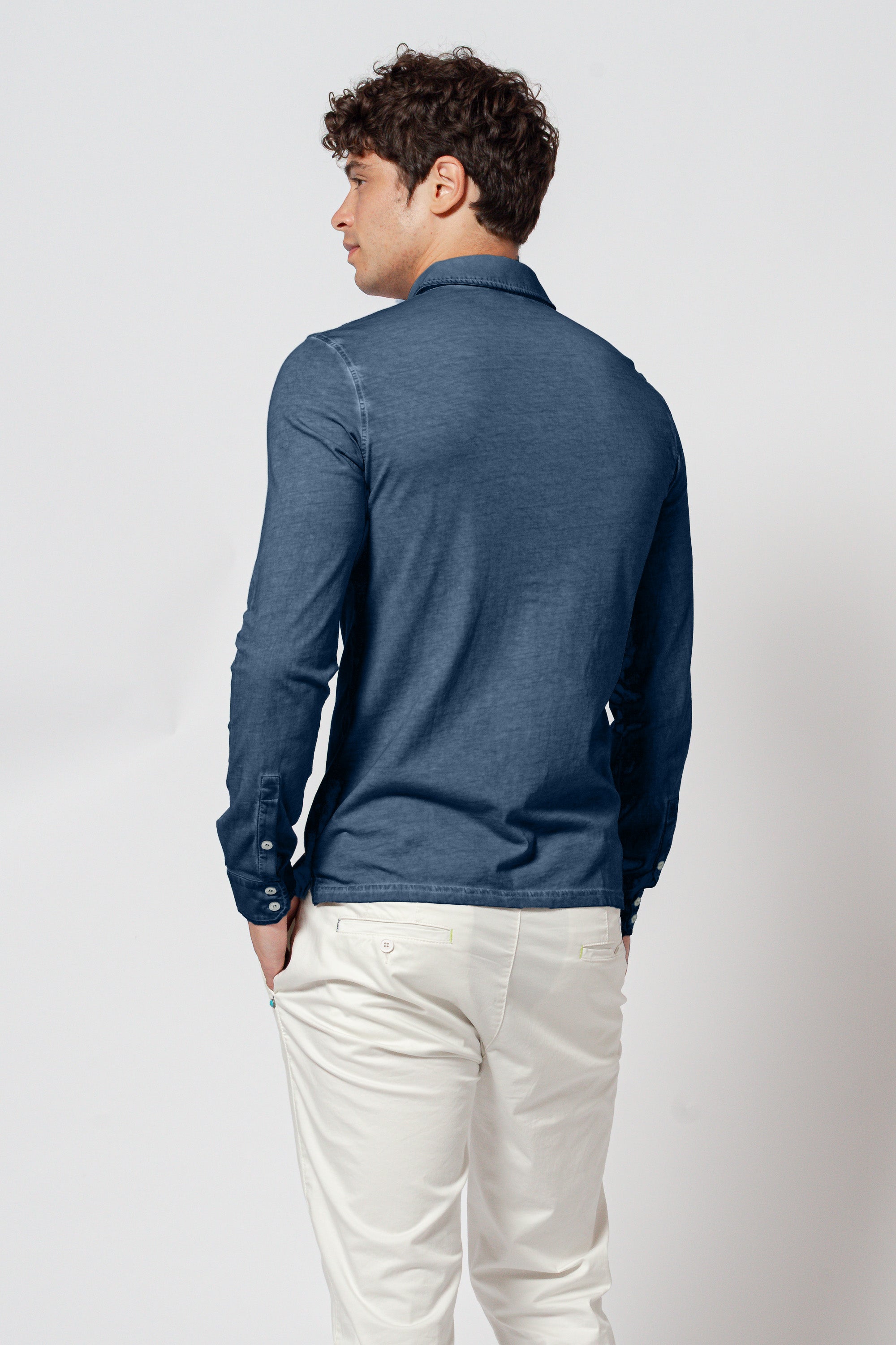 Cotton Jersey Shirt - Jeans