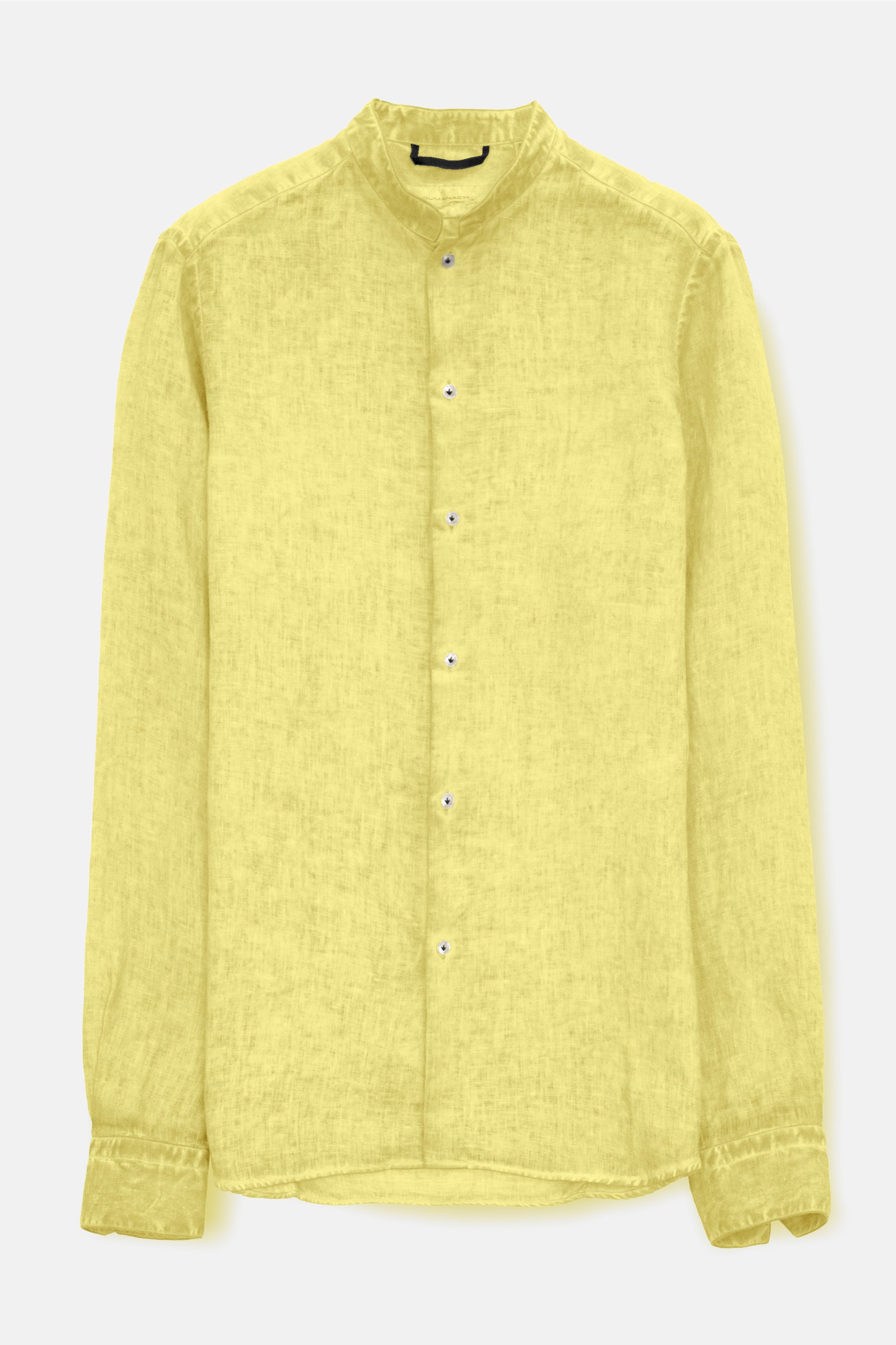 Camicia Lino Collo Coreana - Limone