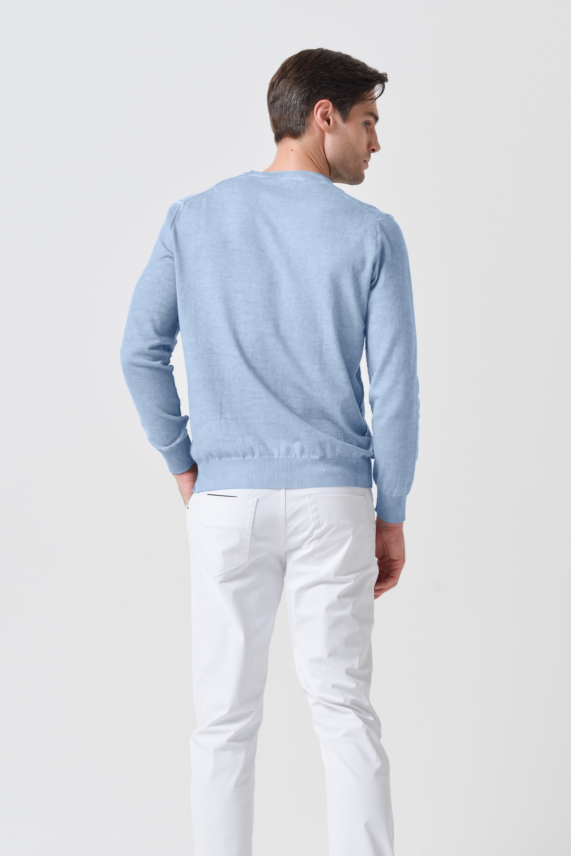 Maglia Scollo-V Cotone - Fiji