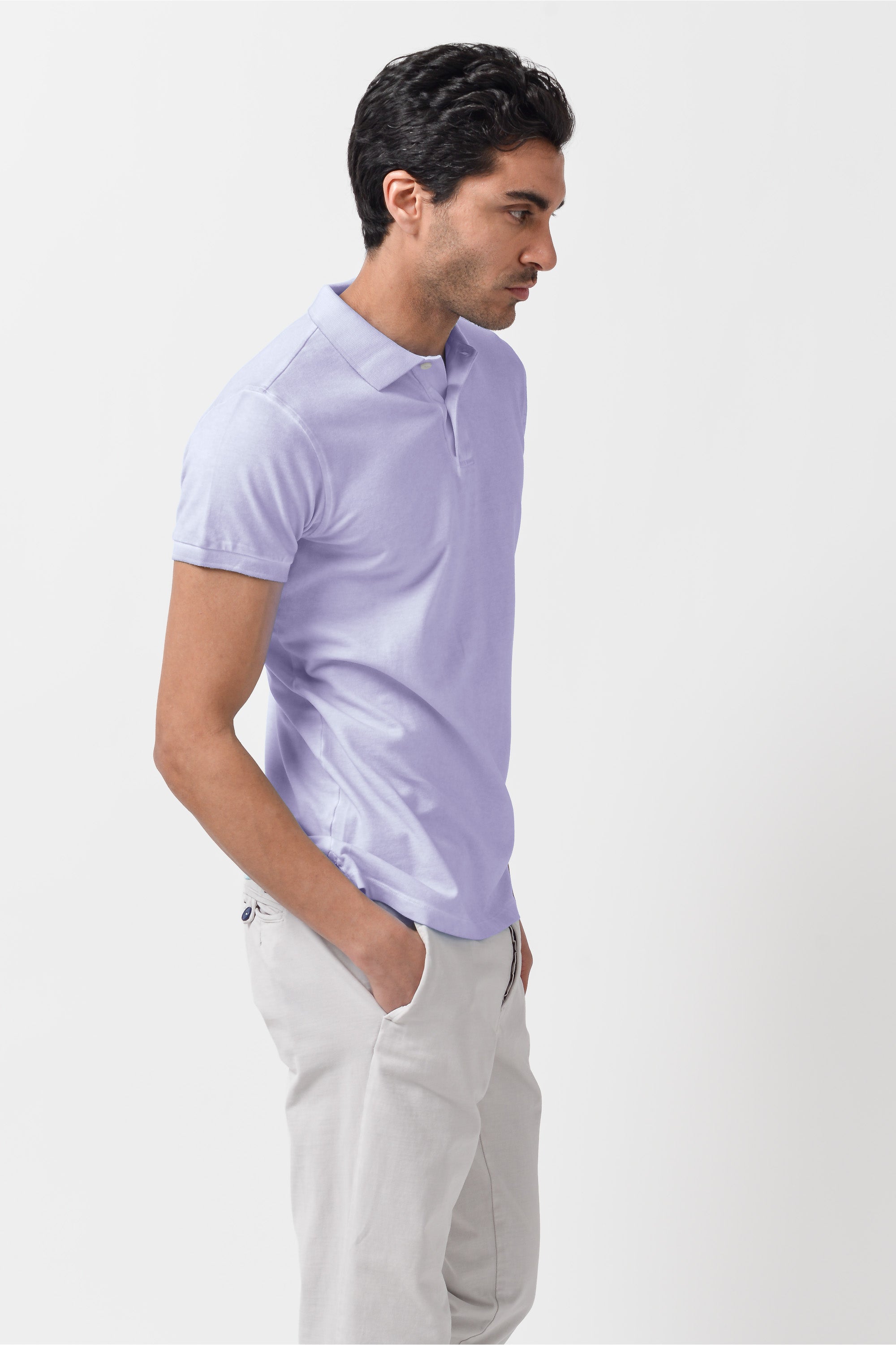 Club Polo Shirt - Lilac