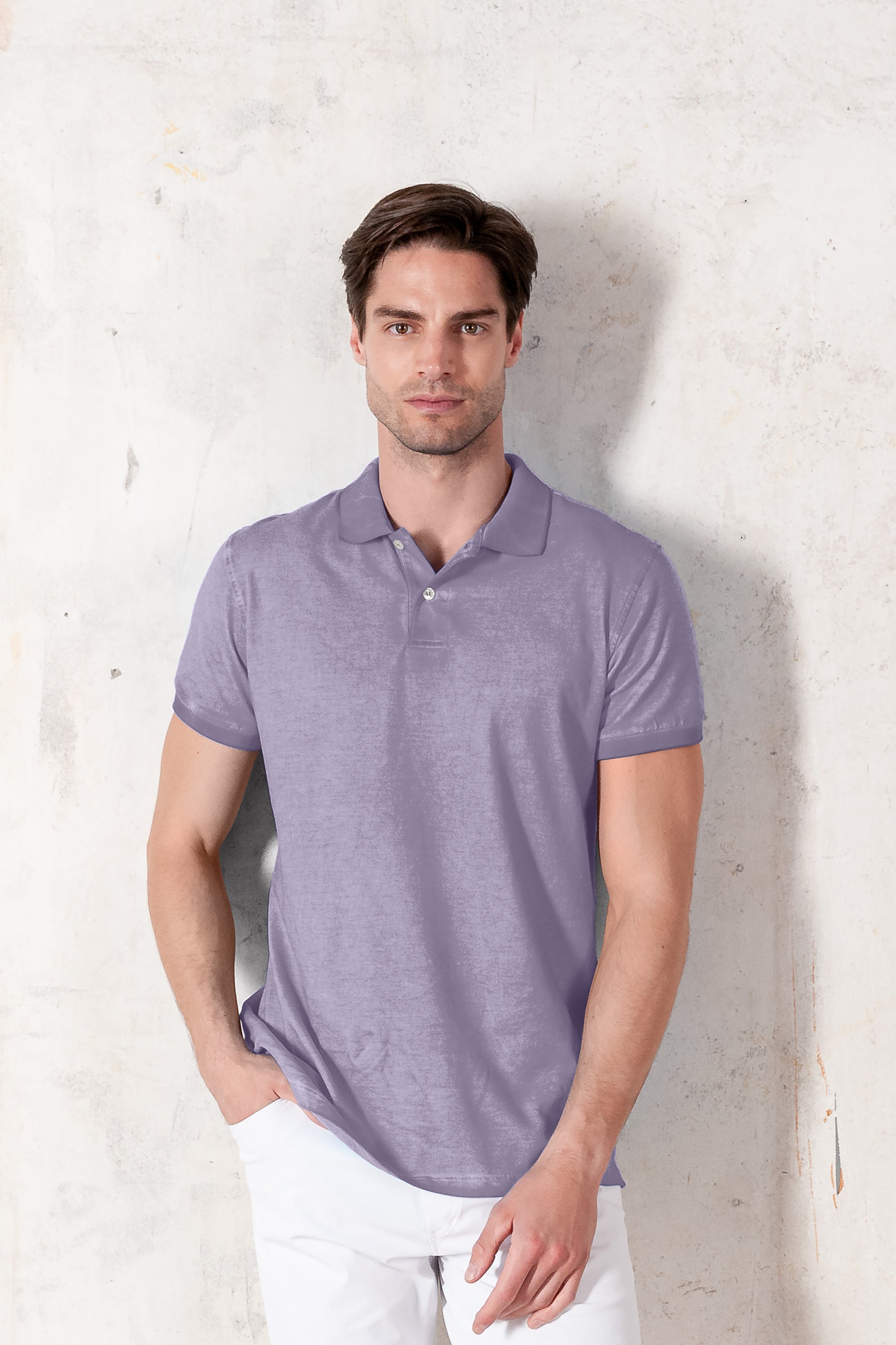 Club Polo Slim - Mauve
