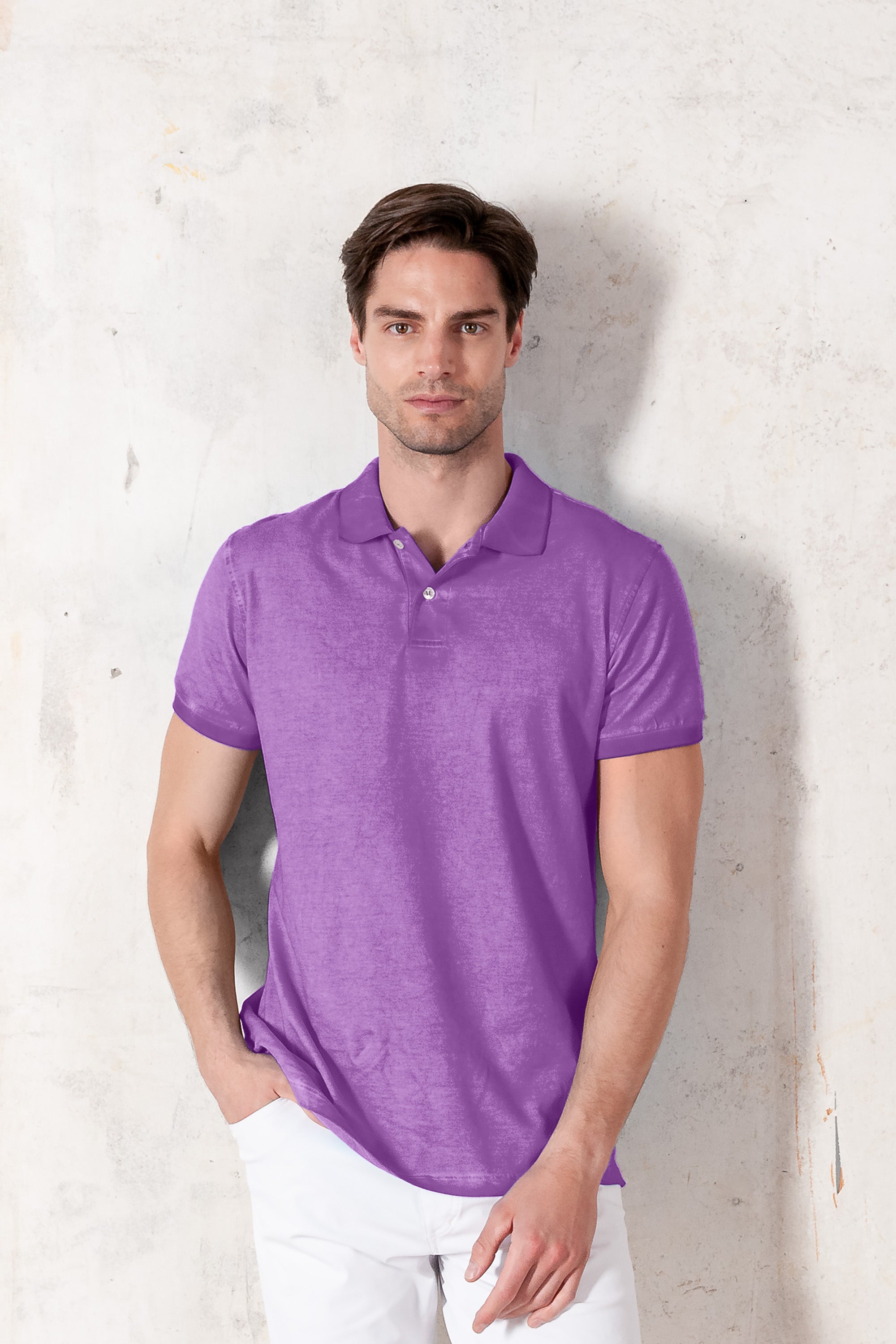 Club Polo Slim - Morado