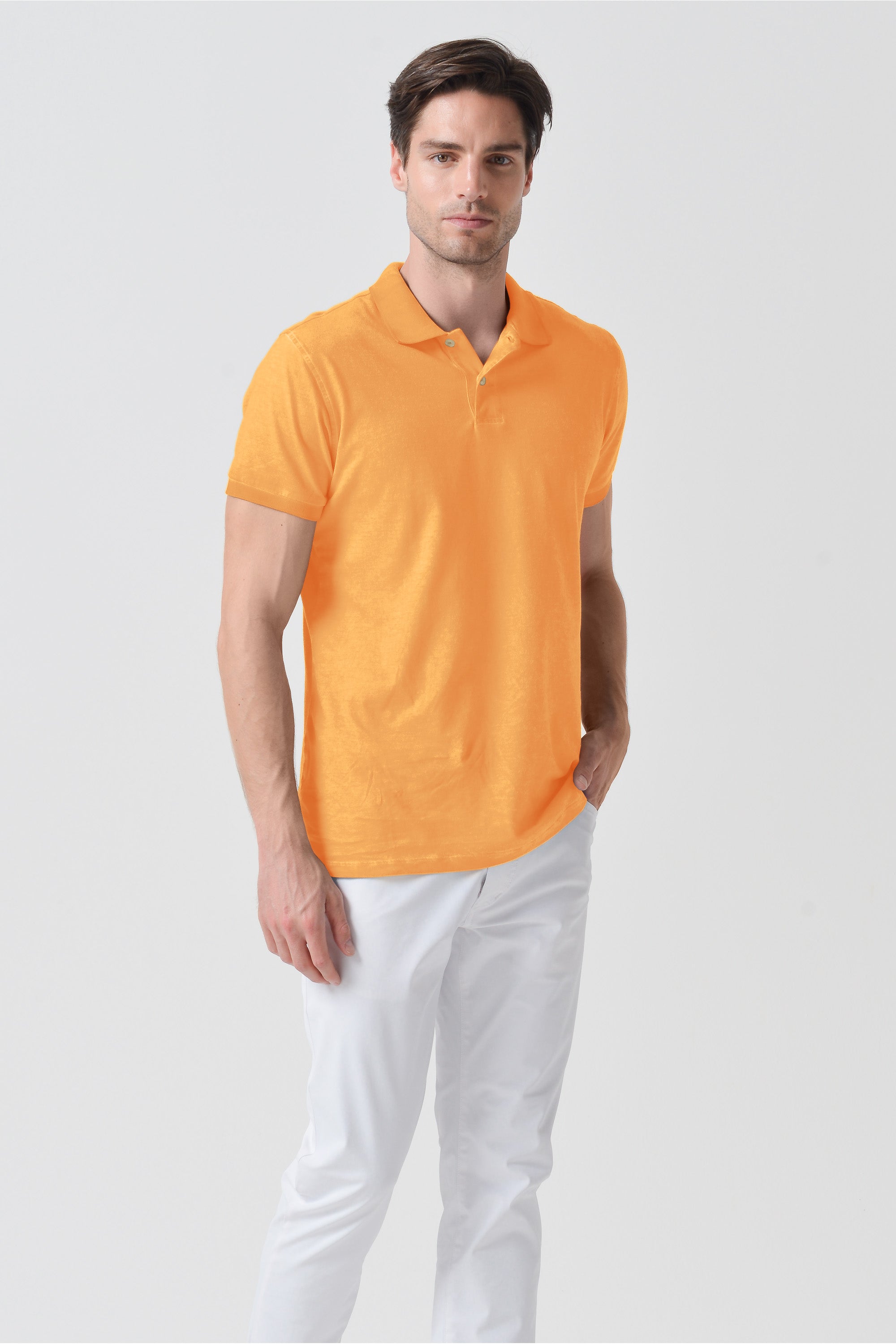 Club Polo Slim - Apricot