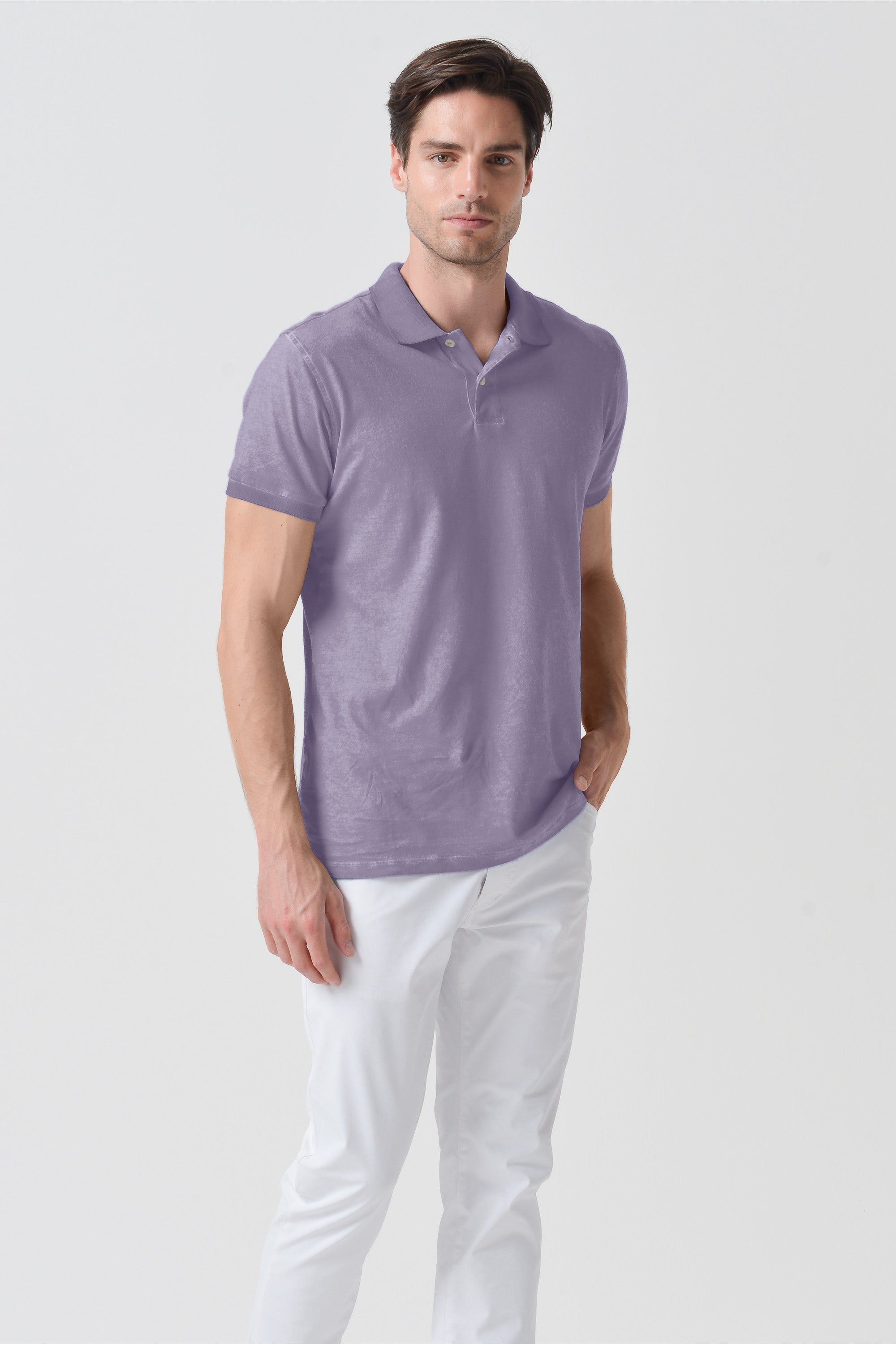 Club Polo Slim - Mauve