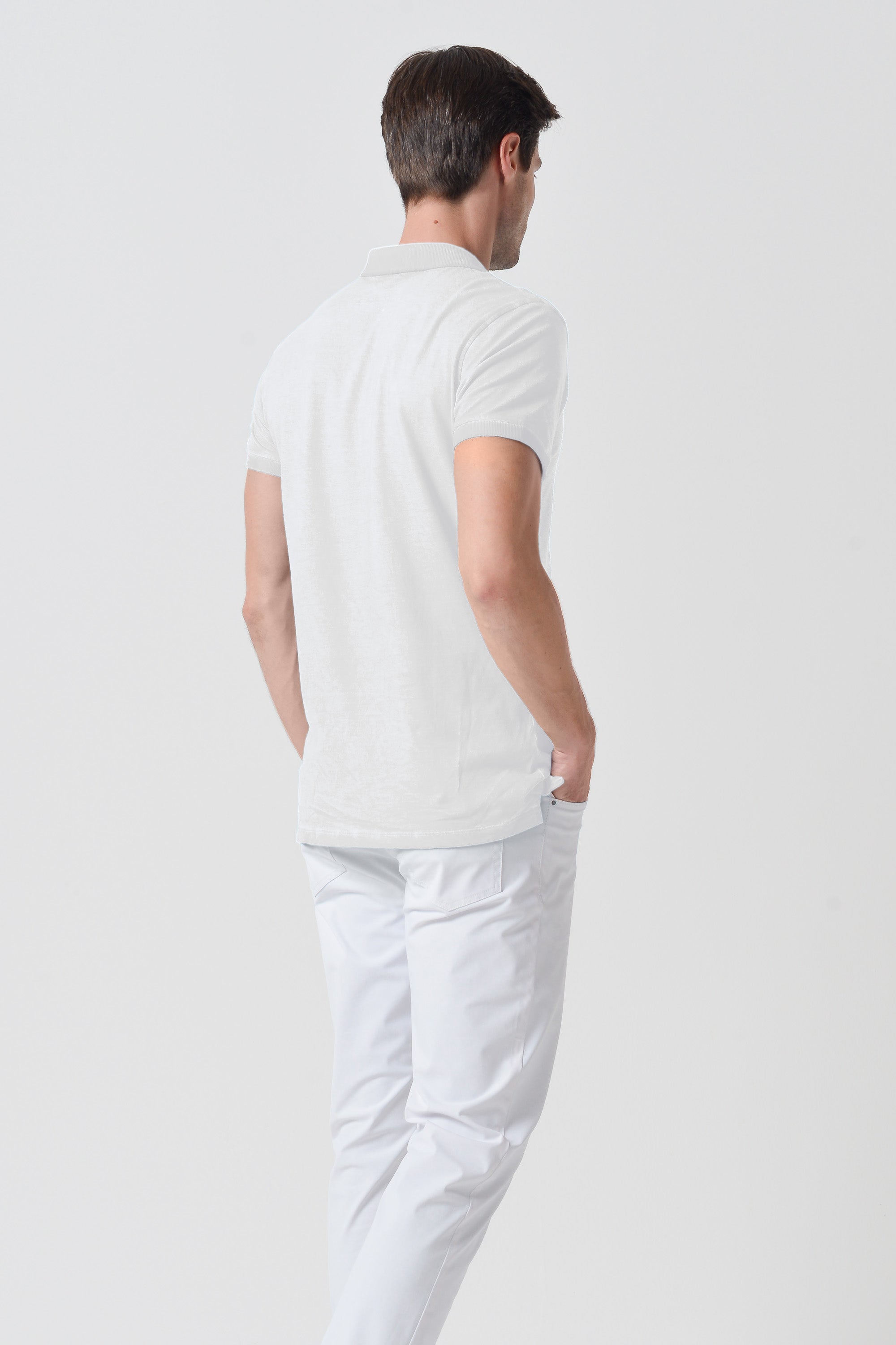 Club Polo Slim - White