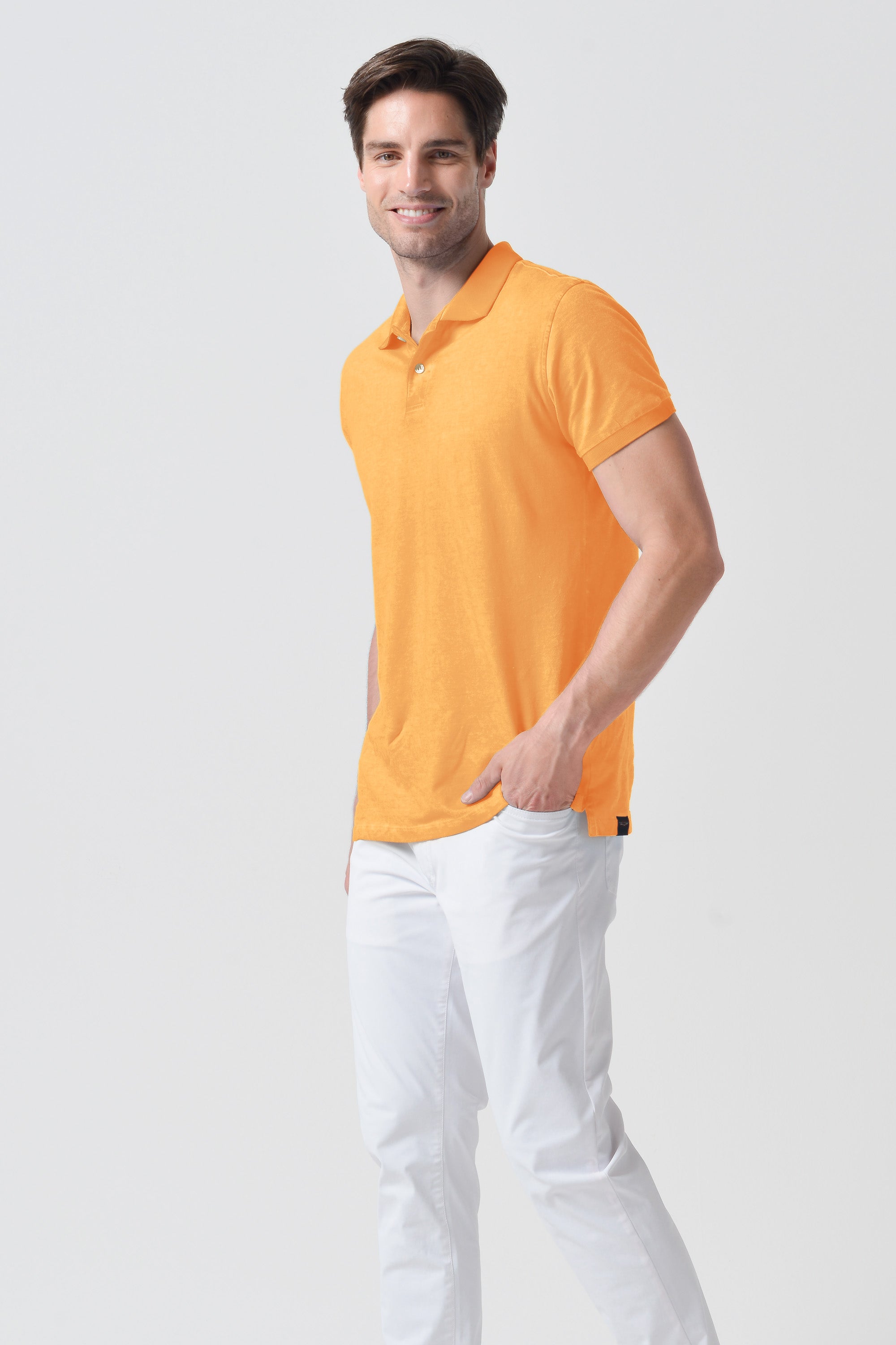 Club Polo Slim - Apricot