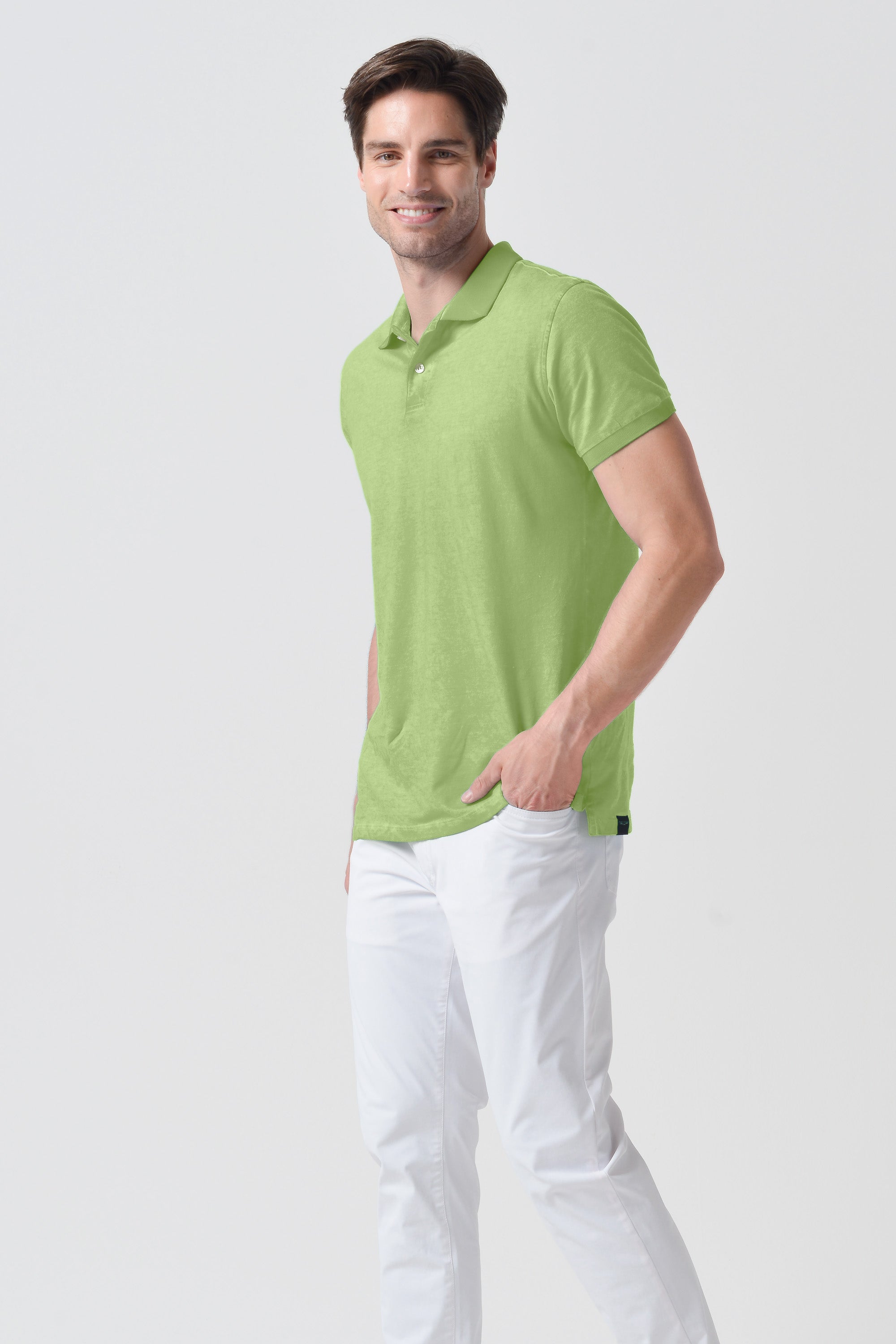 Club Polo Slim - Kiwi