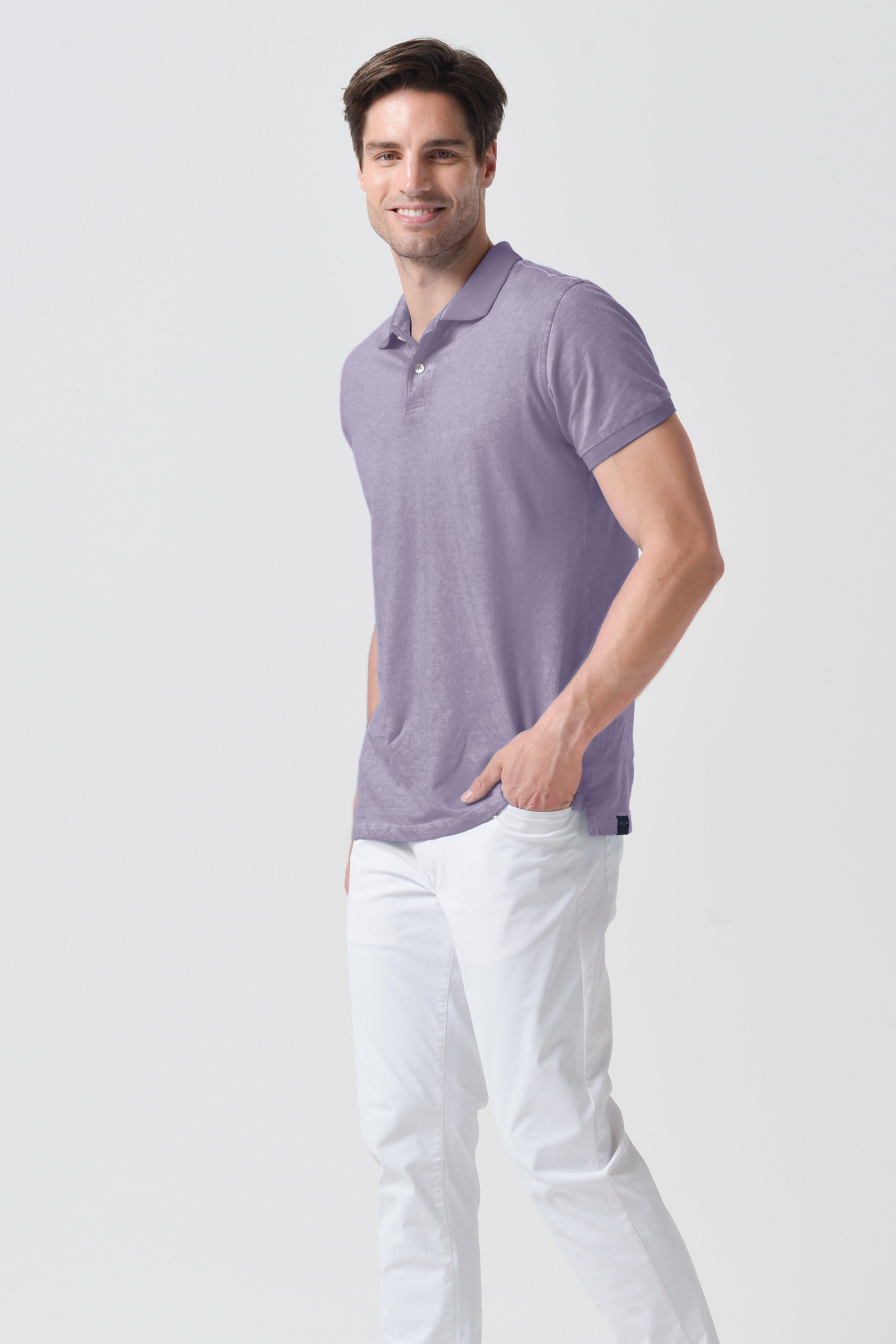 Club Polo Slim - Mauve