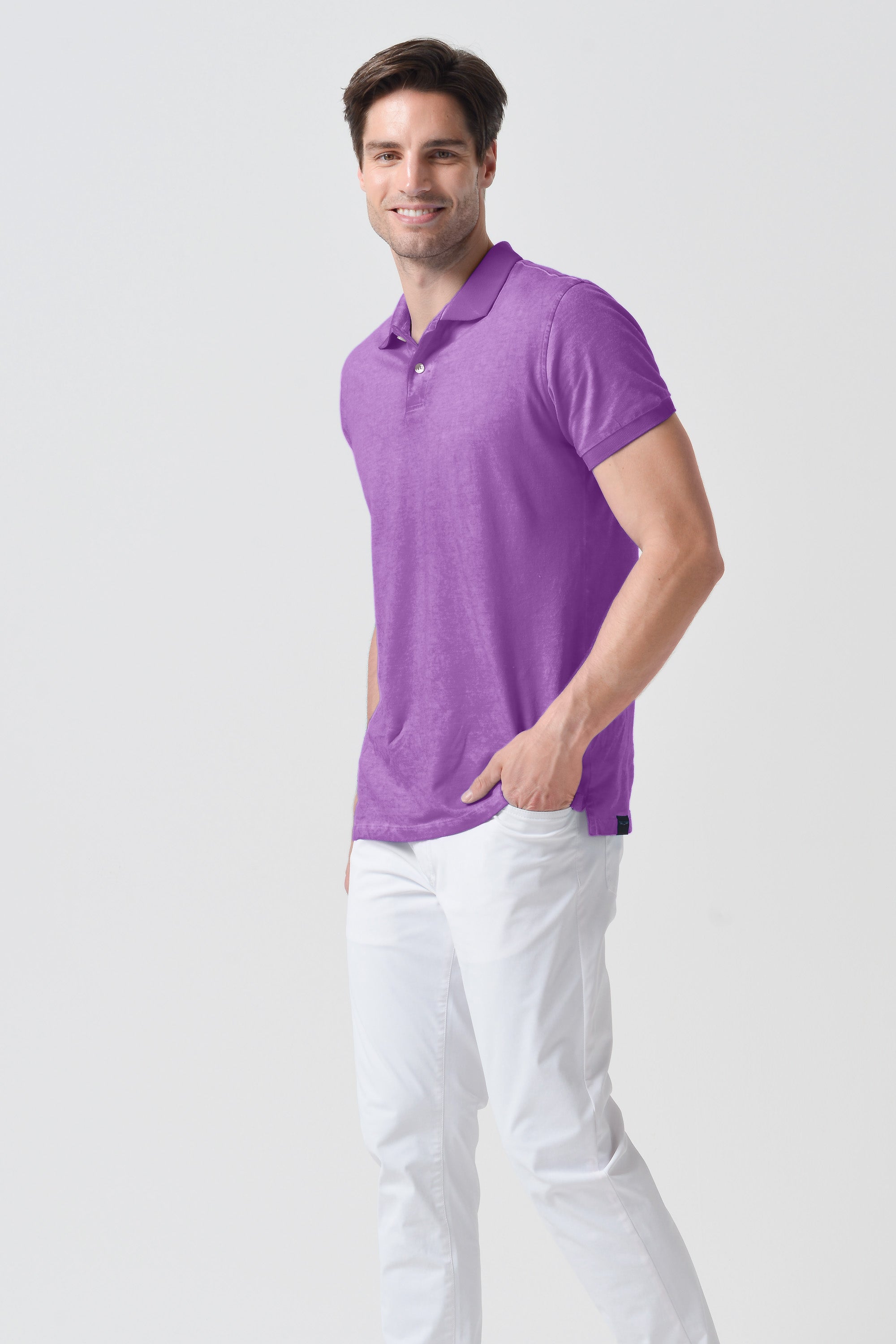 Club Polo Slim - Morado