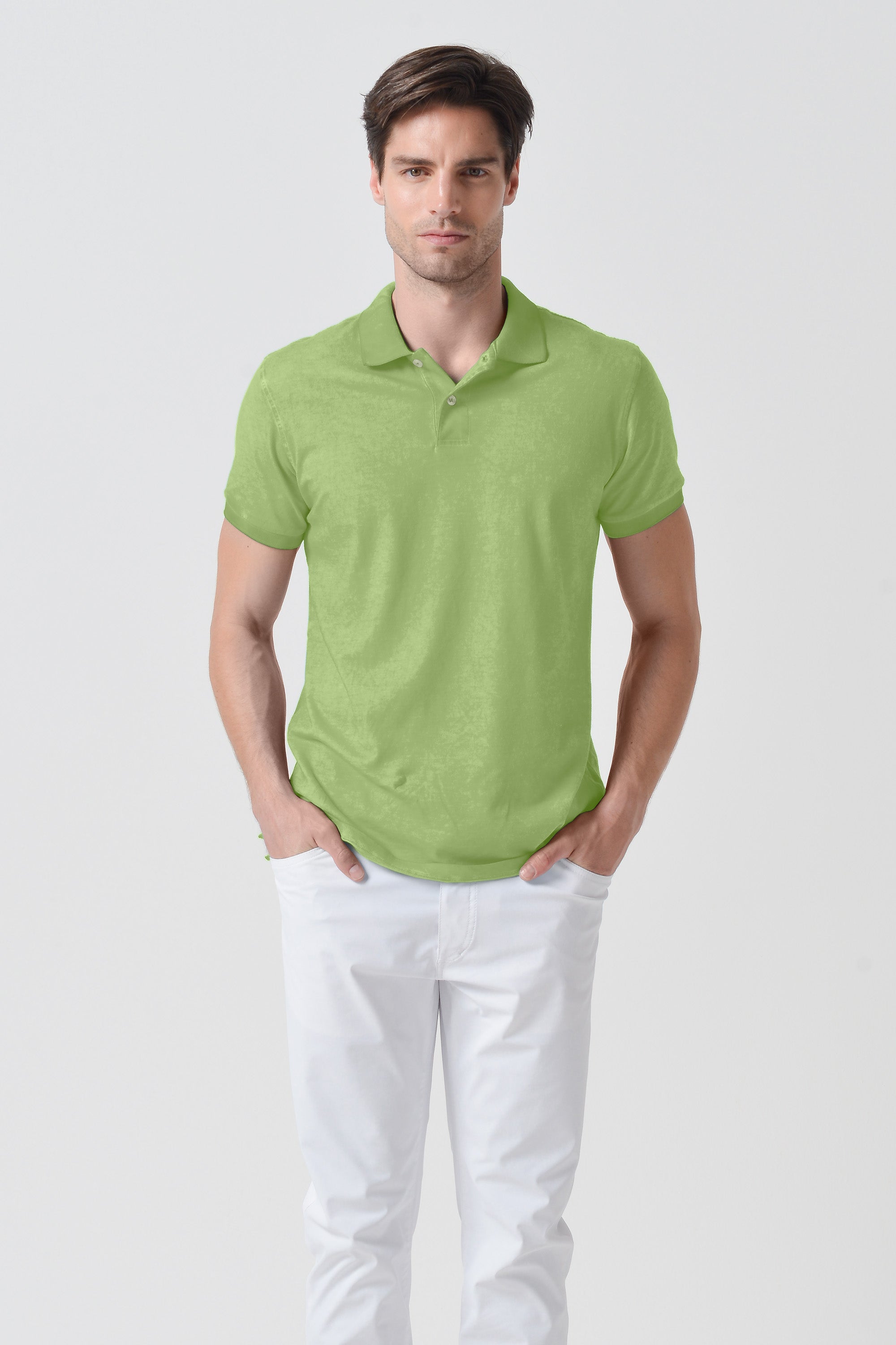 Club Polo Slim - Kiwi
