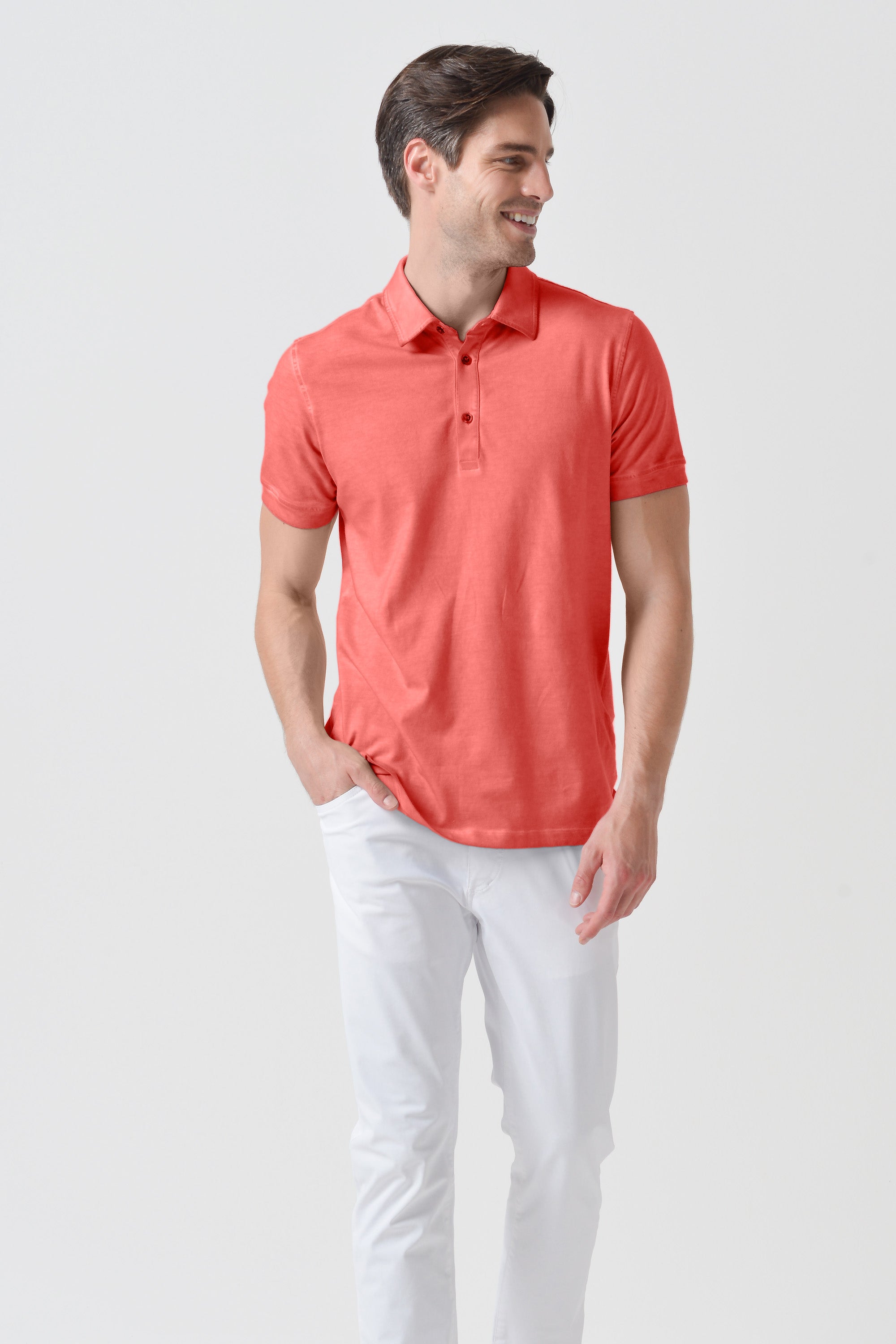 Polo Collo Francese - Hibiscus